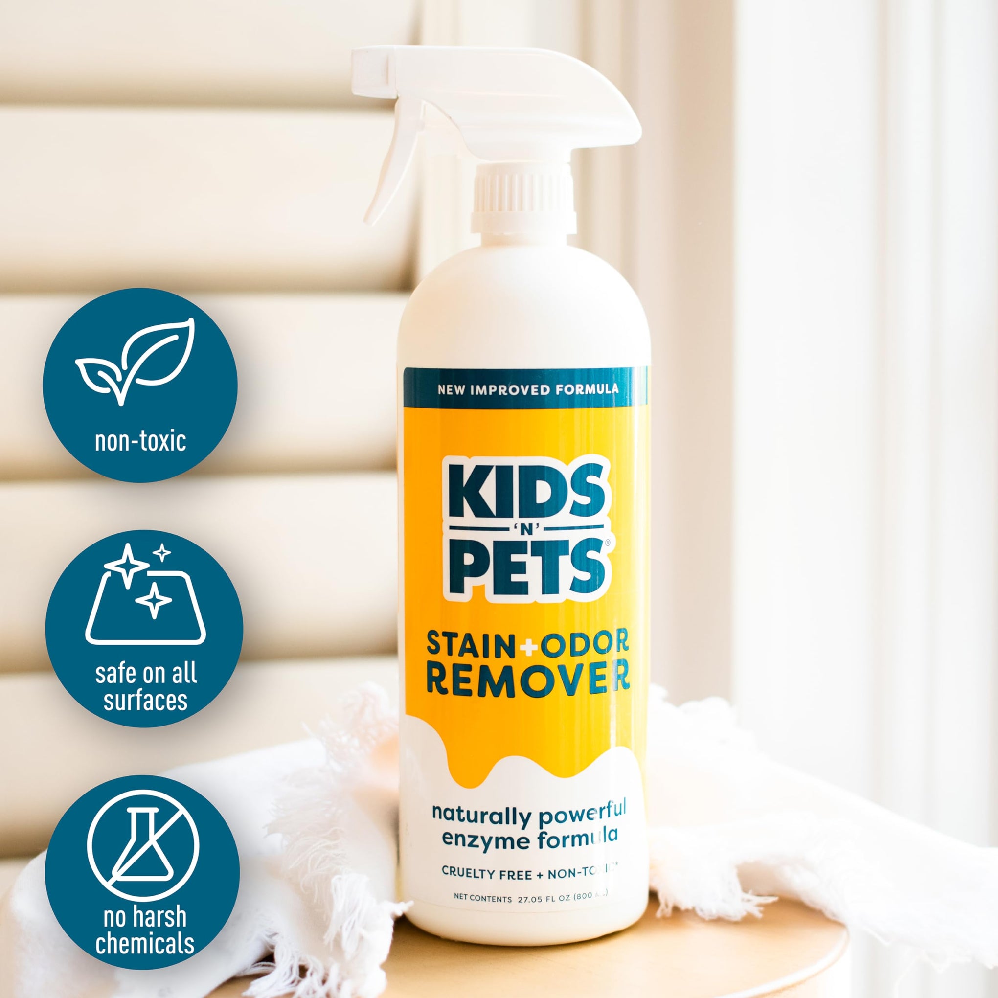Instant All Purpose Stain & Odor Remover Permanently Eliminates Dog Pee (27 Fl Oz)