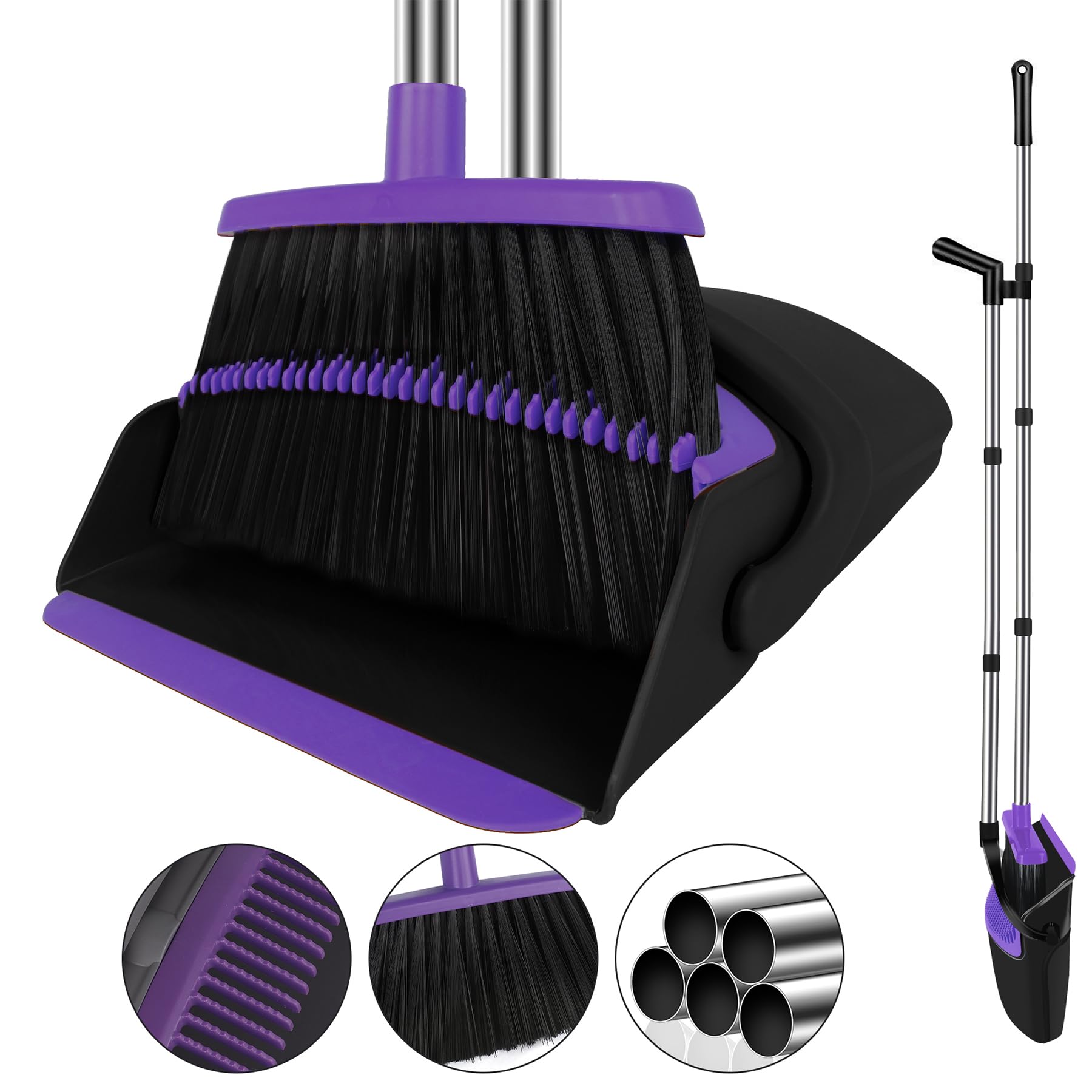Broom with Dustpan Combo Set