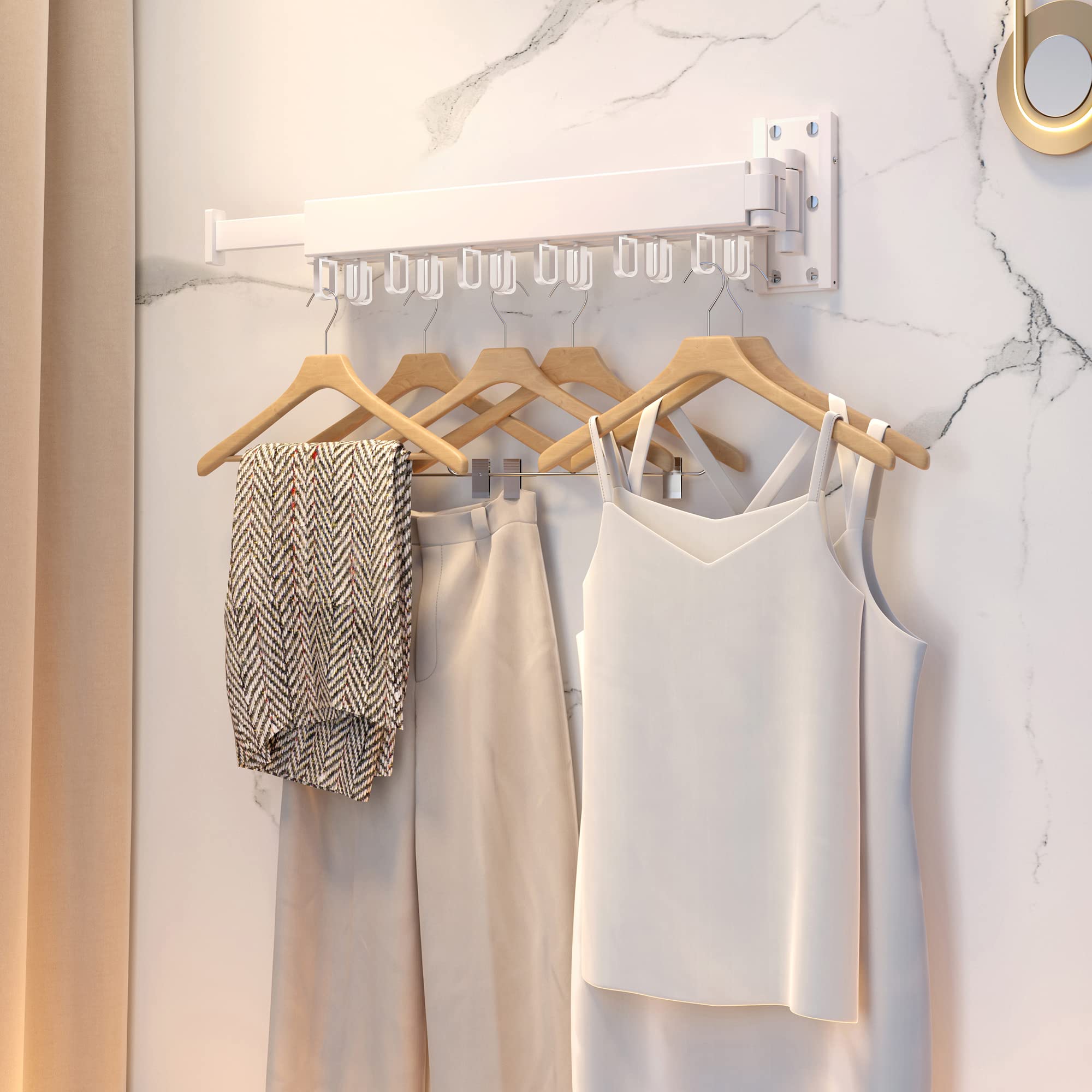 Clothes Drying Rack Wall Mounted