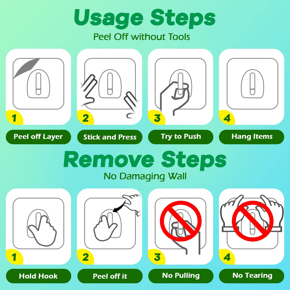 Adhesive Hooks