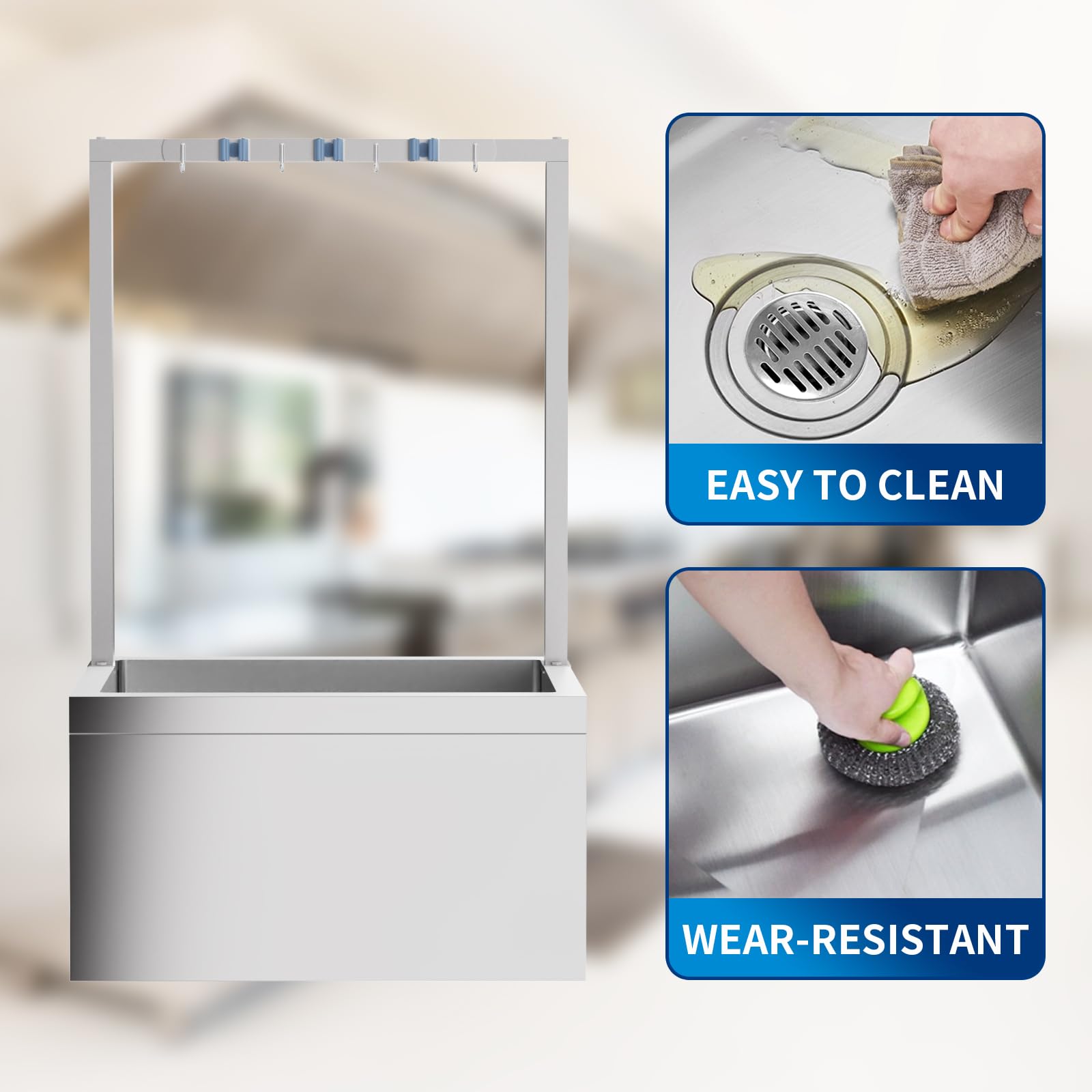 Stainless Steel Floor Mop Sink