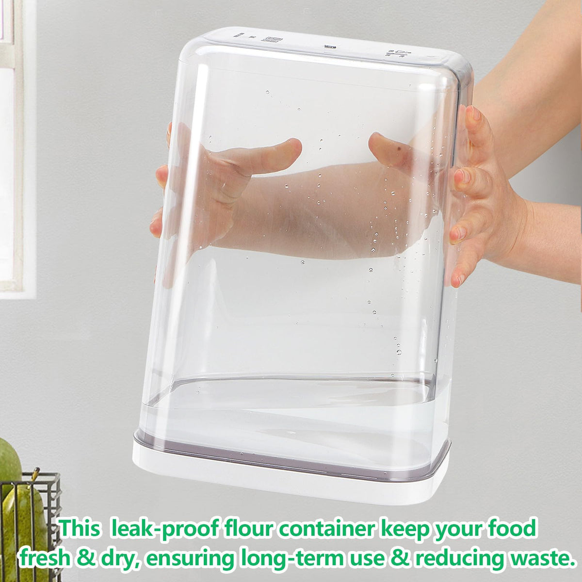 6 Qt Flour Sugar Storage Containers with Pop