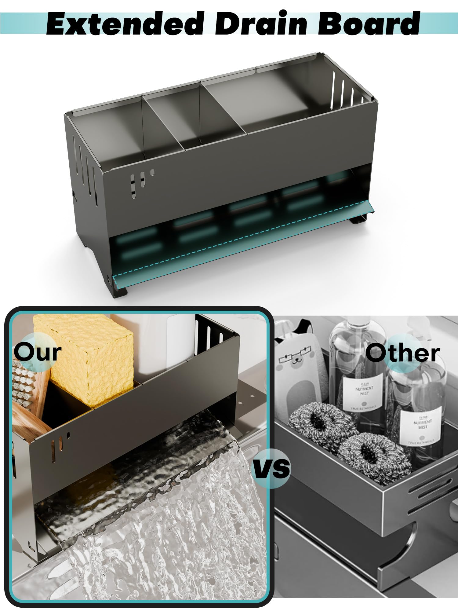 Kitchen Sink Caddy Organizer