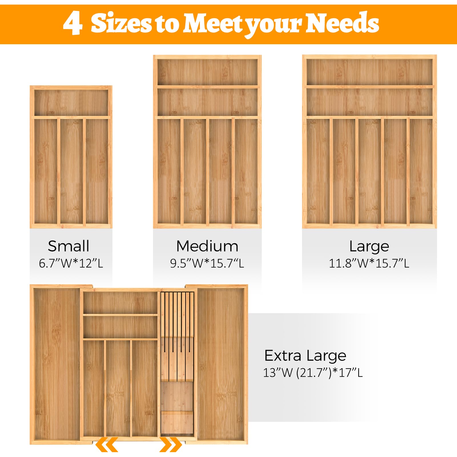 Small Silverware Drawer Organizer