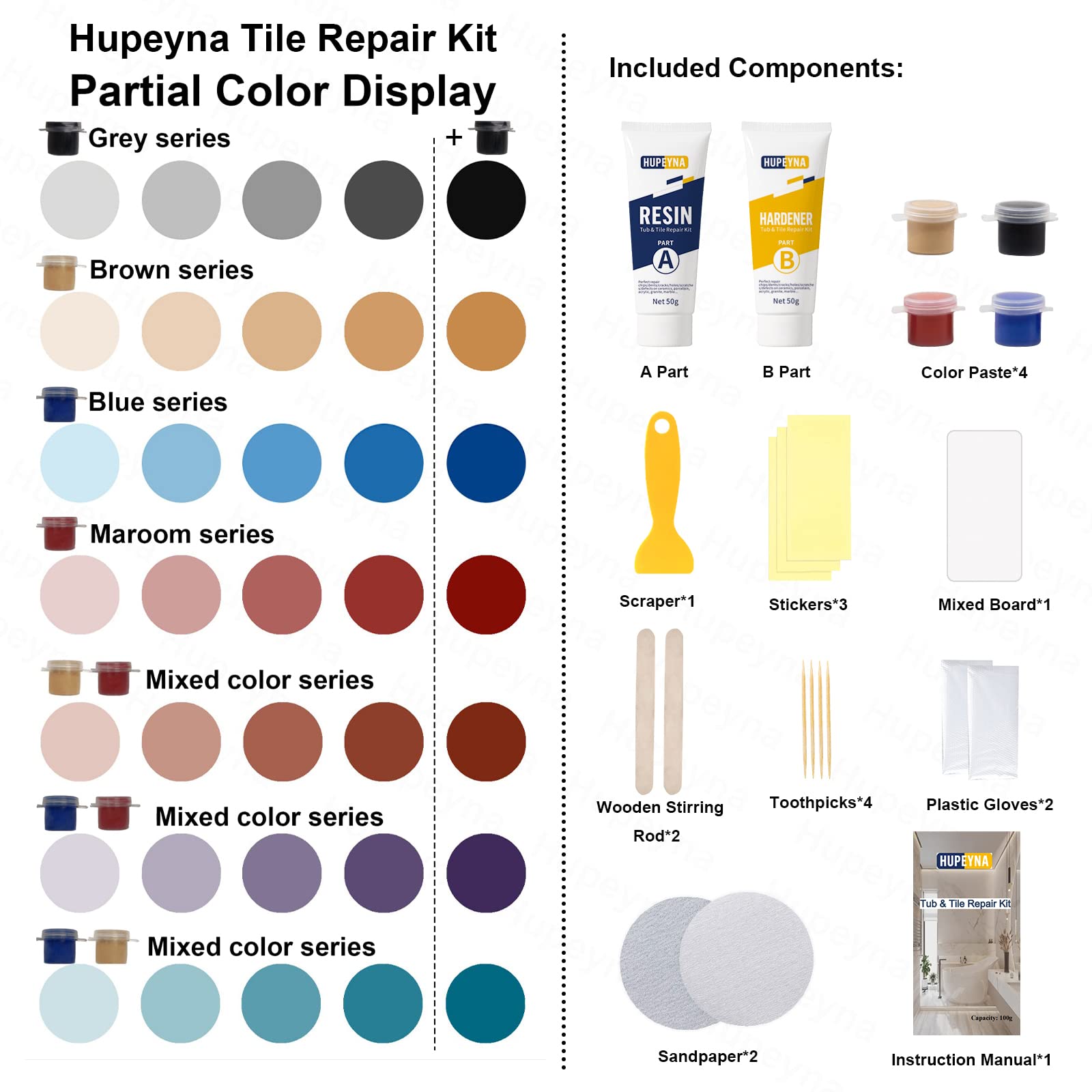 Tub Tile and Shower Repair Kit