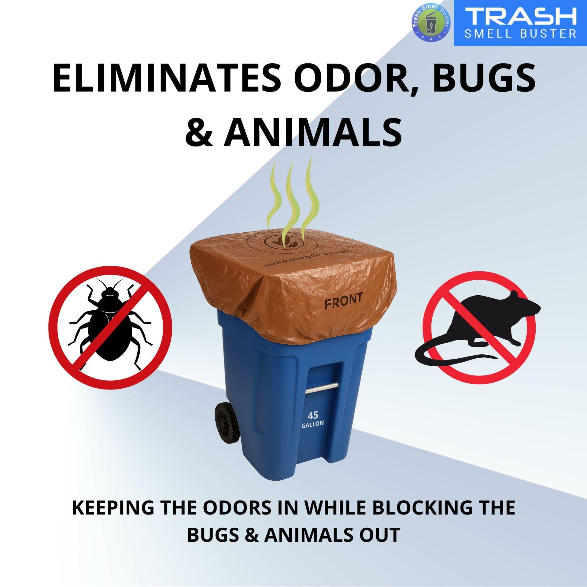Outdoor Trash Can Lid Cover