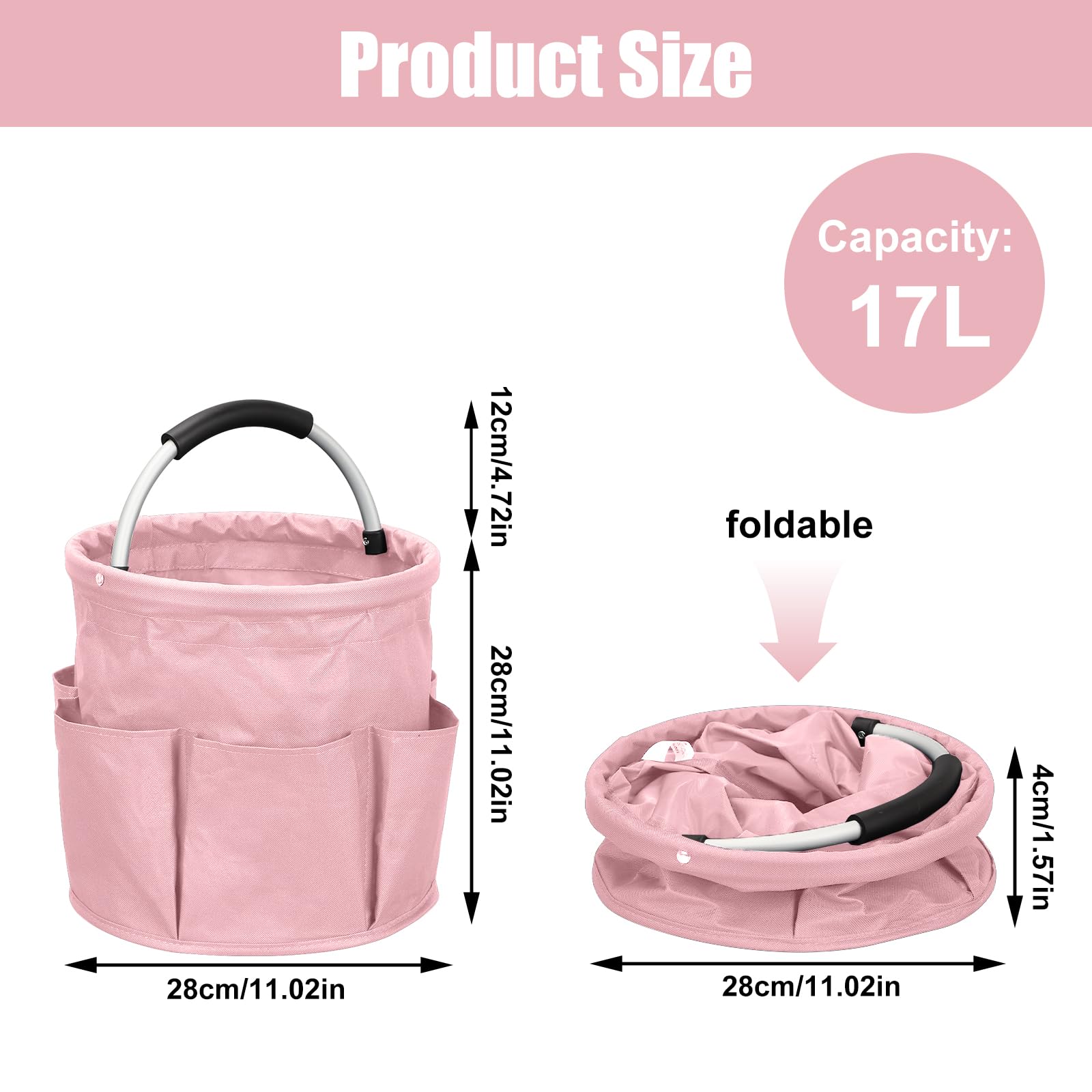 17L Cleaning Caddy with Handle