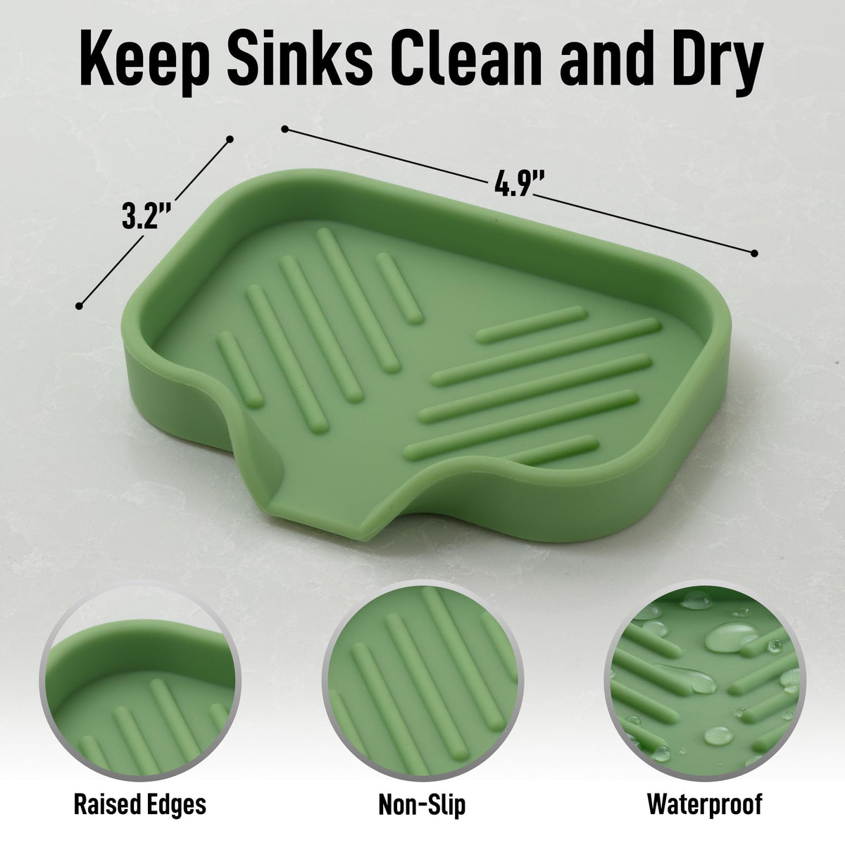Small Silicone Sponge Holder