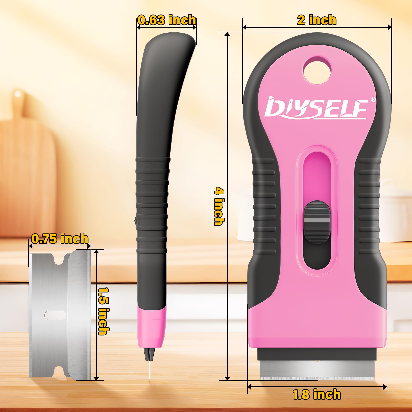 2 Pack Razor Blade Scraper
