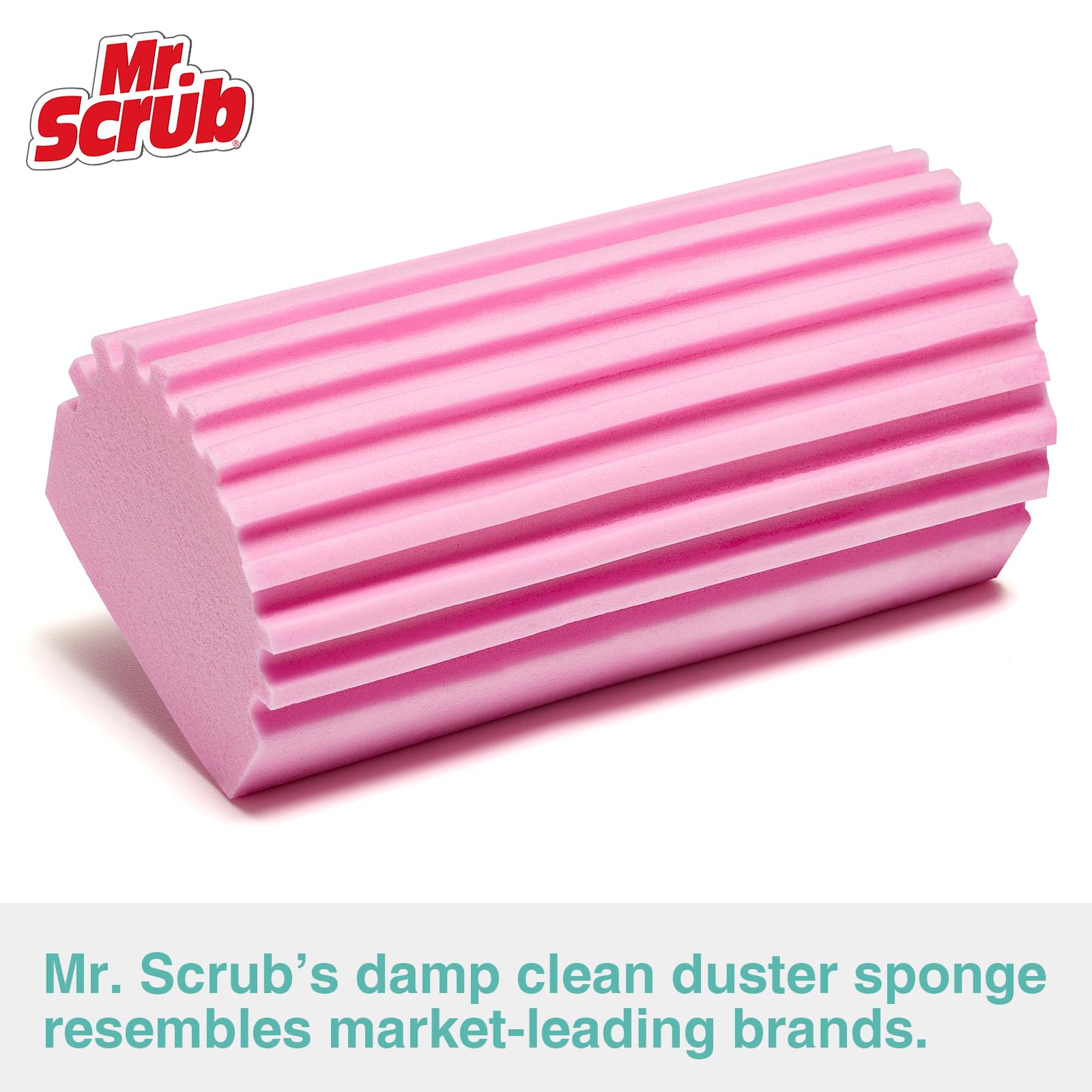 4 Pack Damp Dusting Sponge Duster (4 Count)