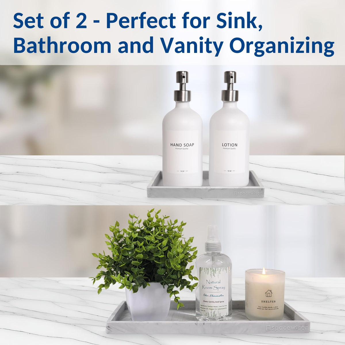 Countertop & Vanity Silicone Tray