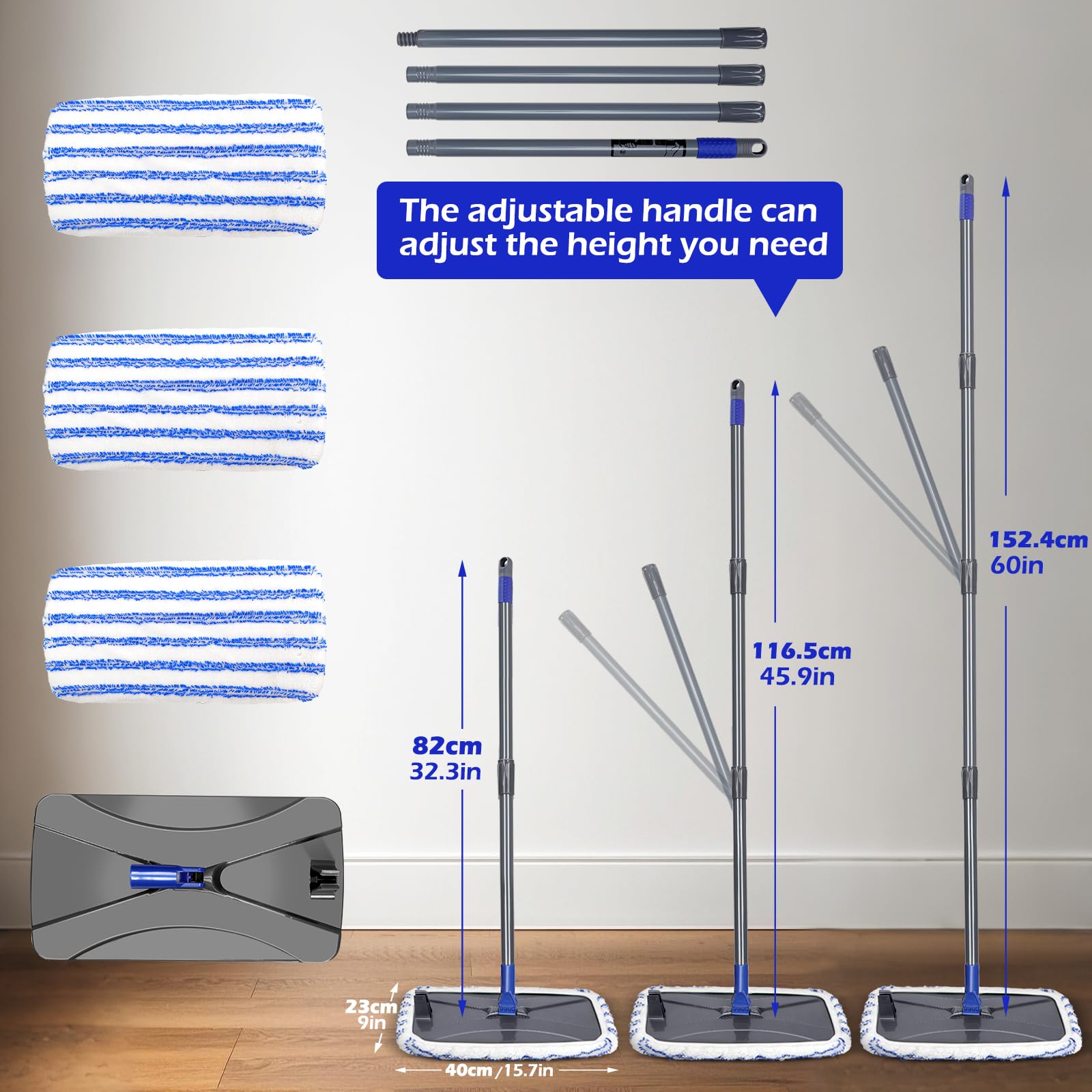 16" Large Microfiber Mop - ModHome Supplies