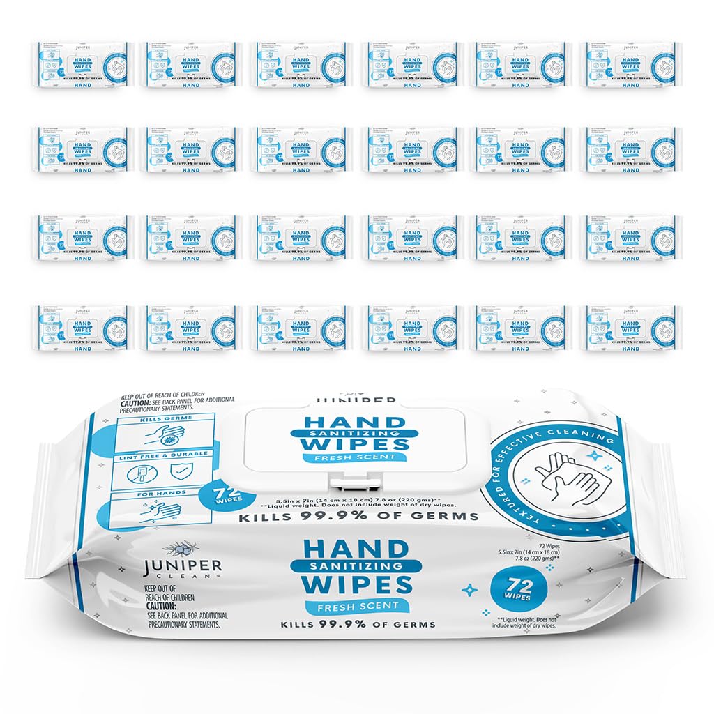 24 Pack Hand Sanitizing Wipes (1728 Count)