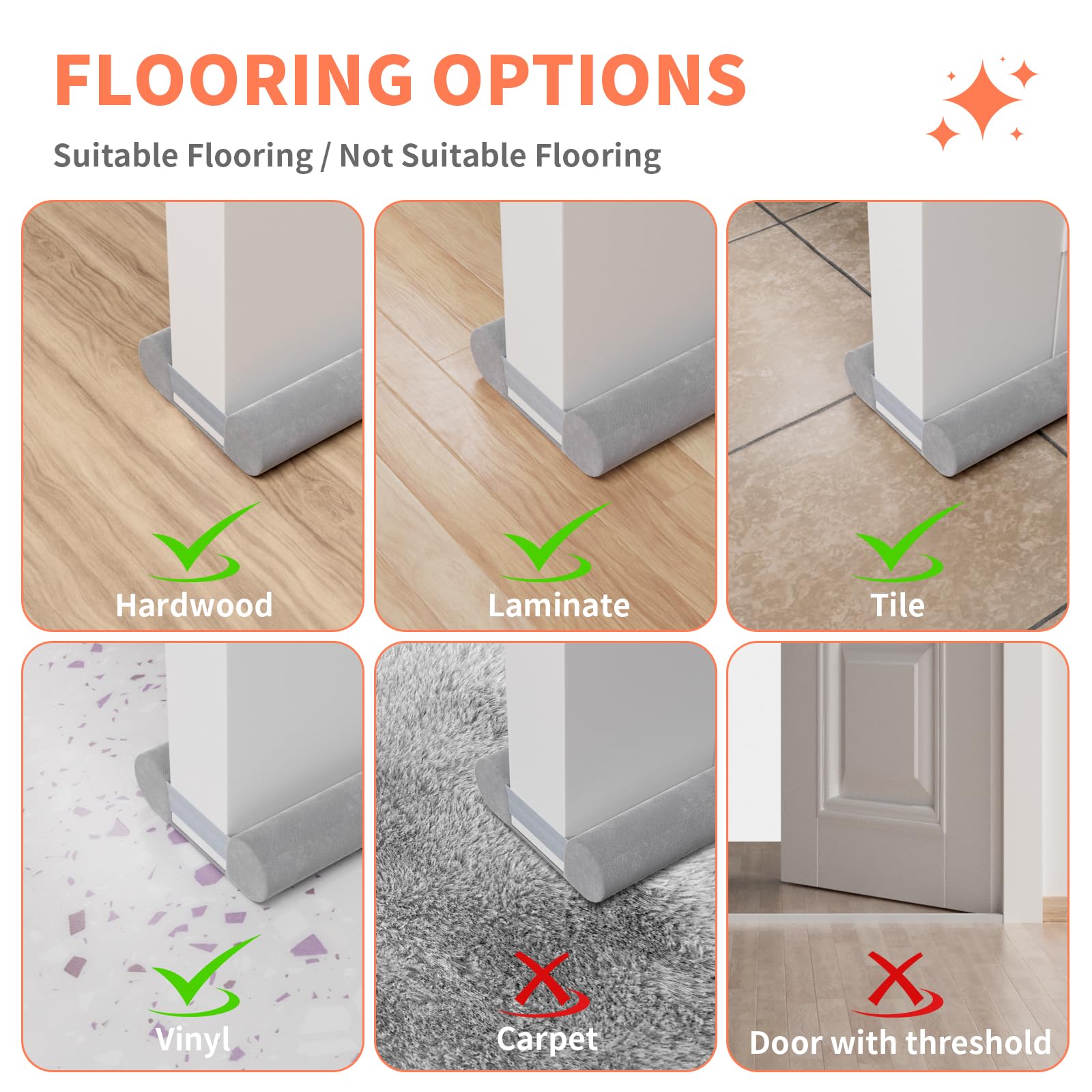 Under Door Draft Stopper