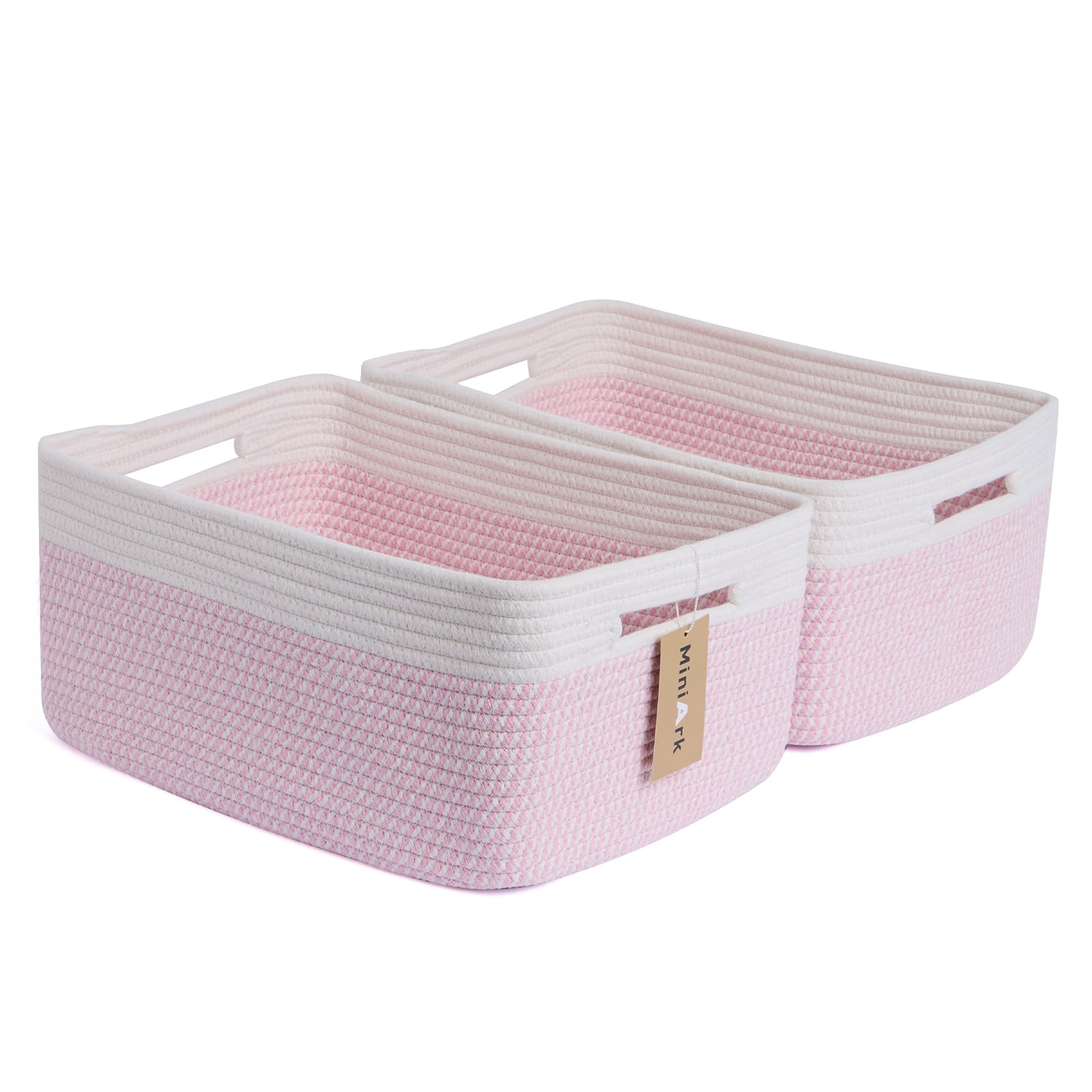 Large Storage Baskets for Shelves (2 Count)