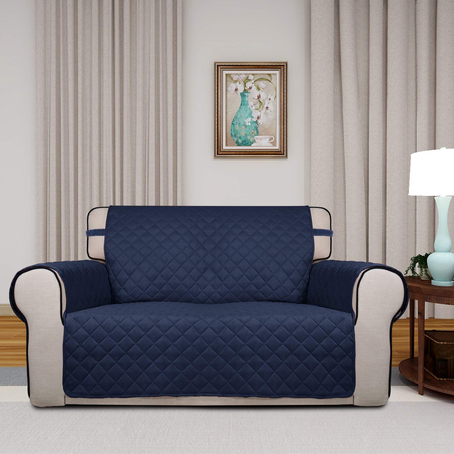 Reversible Quilted Sofa Cover
