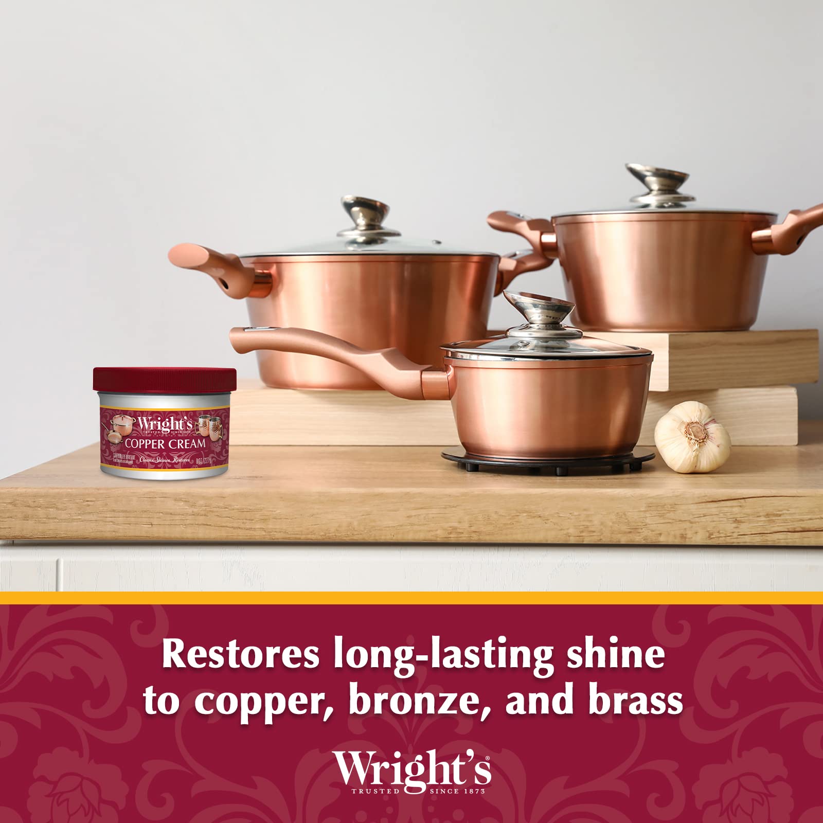 by Weiman Cream Copper and Brass Cleaner