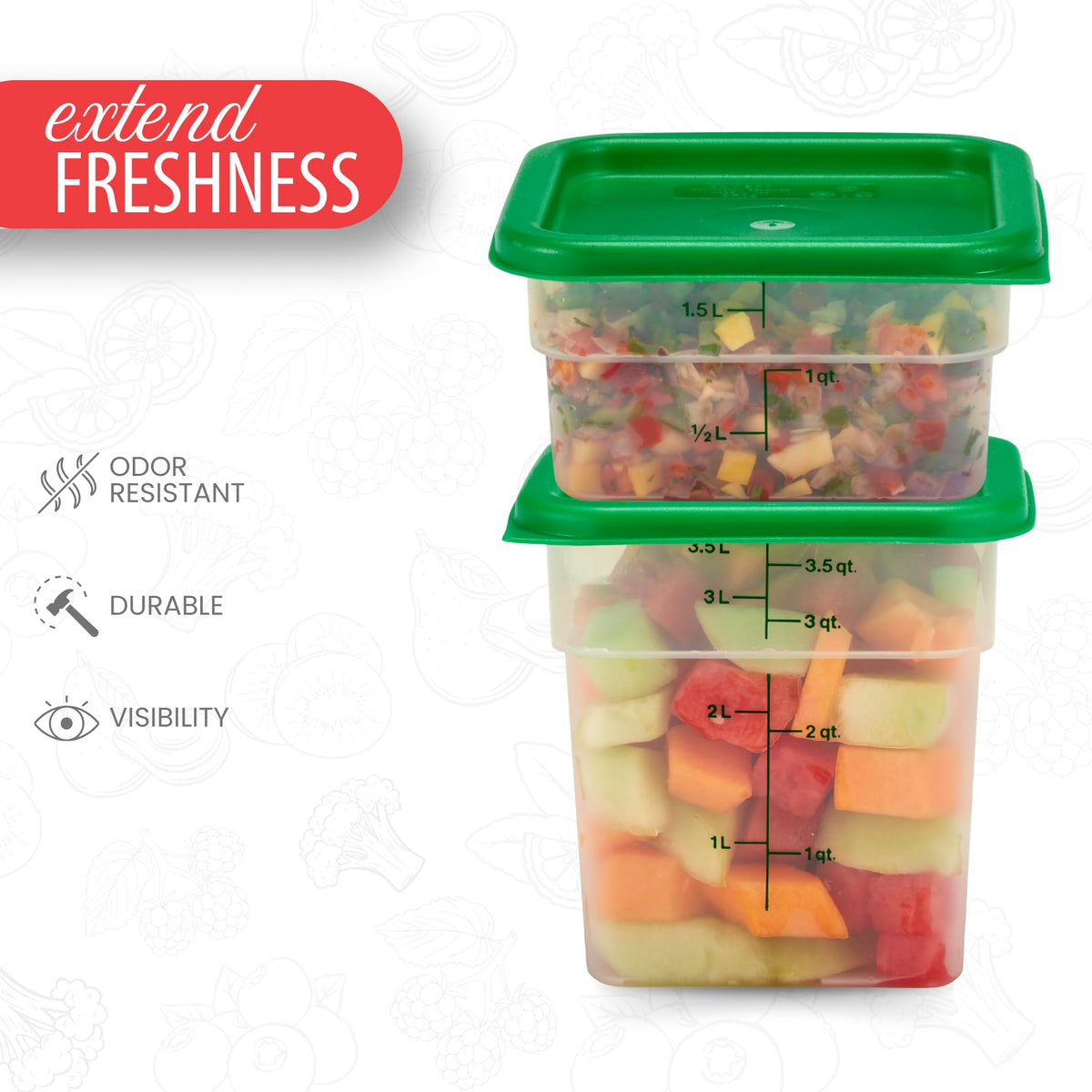 Food Storage Container with Lid (2 Count)