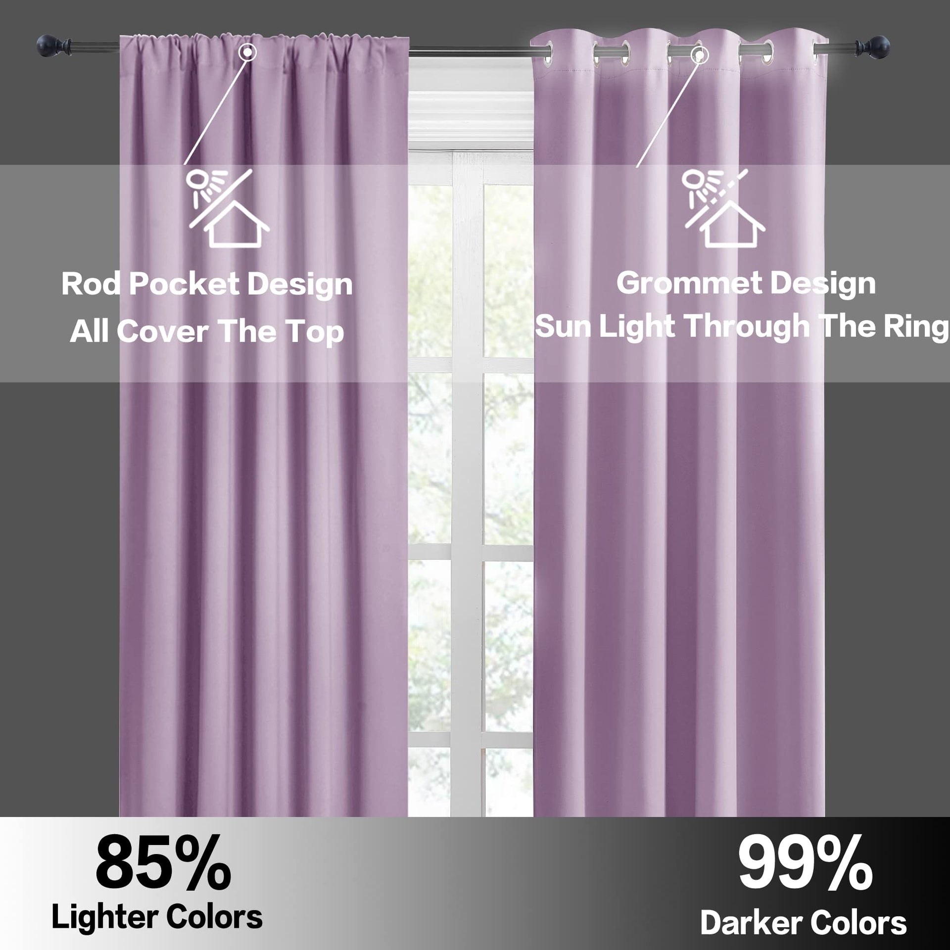 RV Curtains for Camper Windows (2 Count)