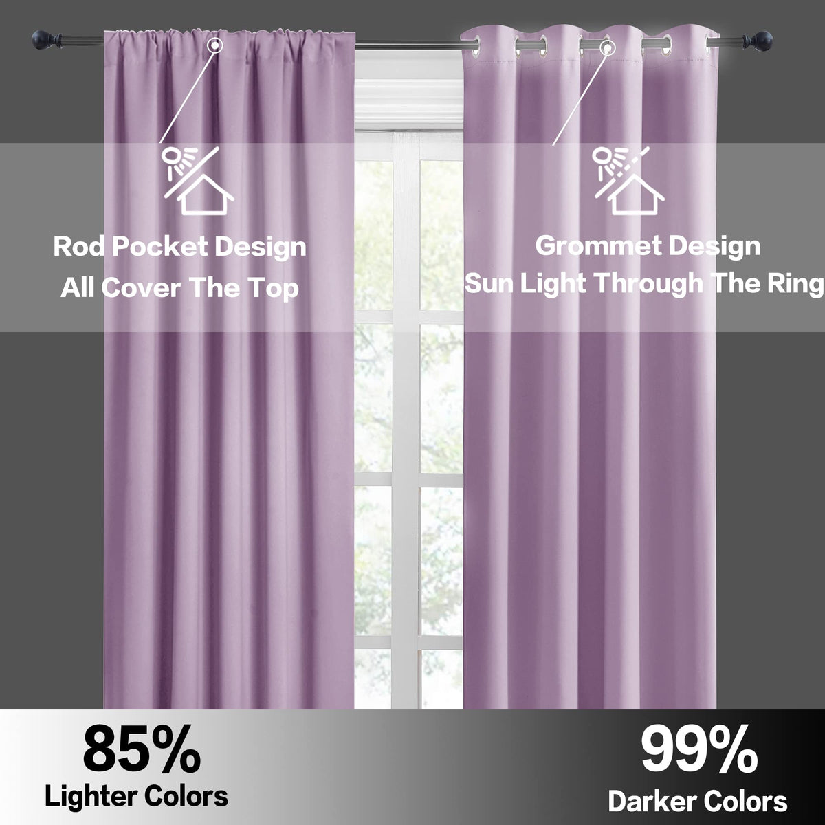 RV Curtains for Camper Windows (2 Count)