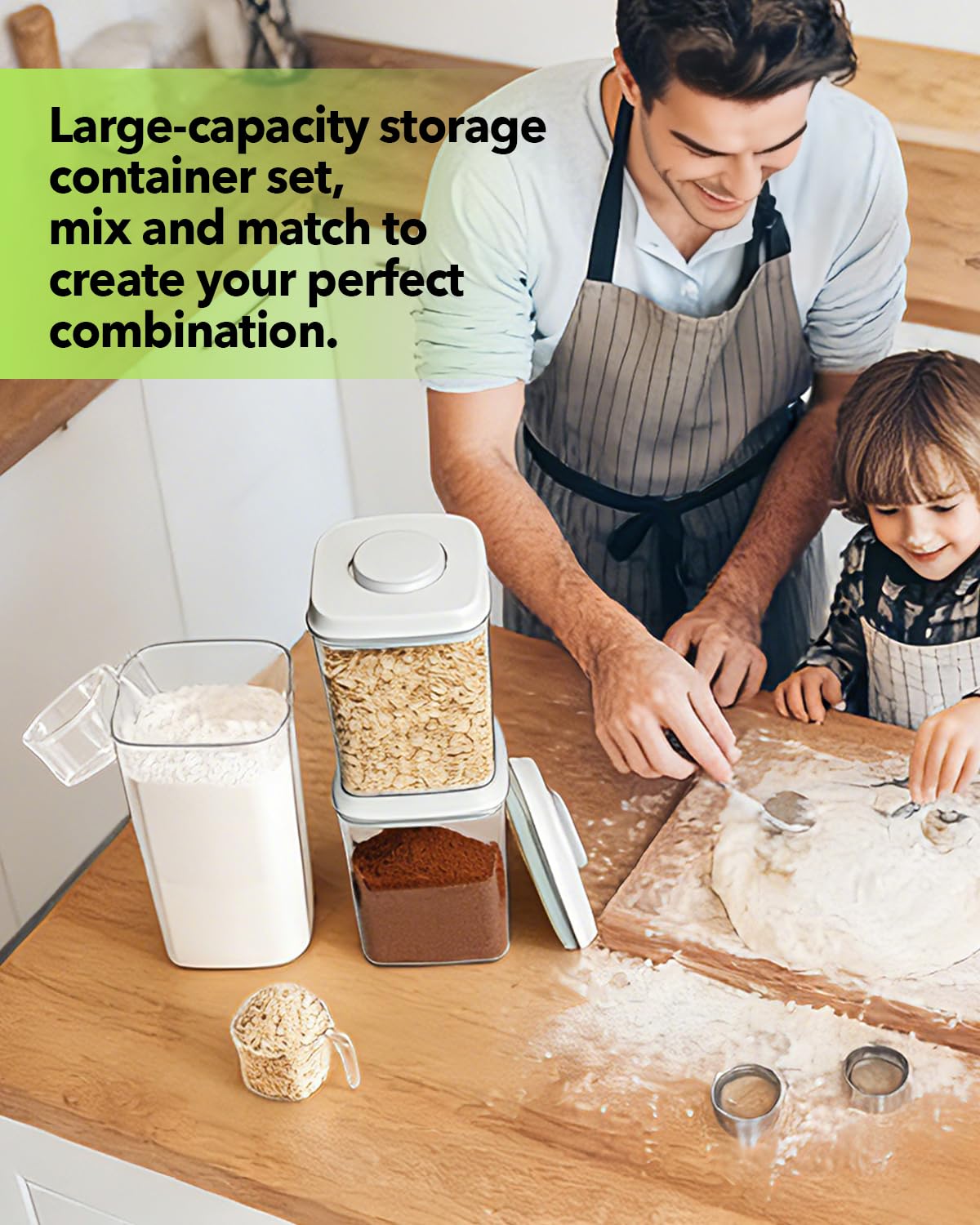 Airtight Food Storage Container with One