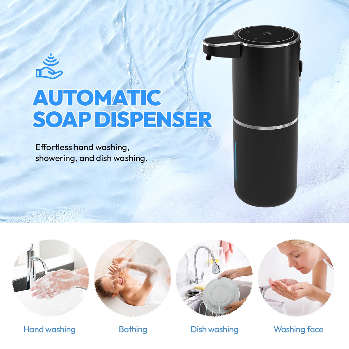 2 Pack Automatic Foaming Soap Dispenser (2 Count)
