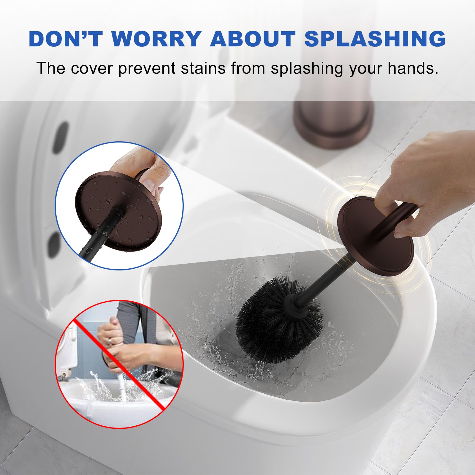 Toilet Brush and Holder Set