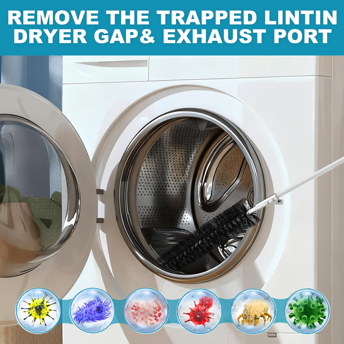 50Ft Dryer Vent Cleaner Kit