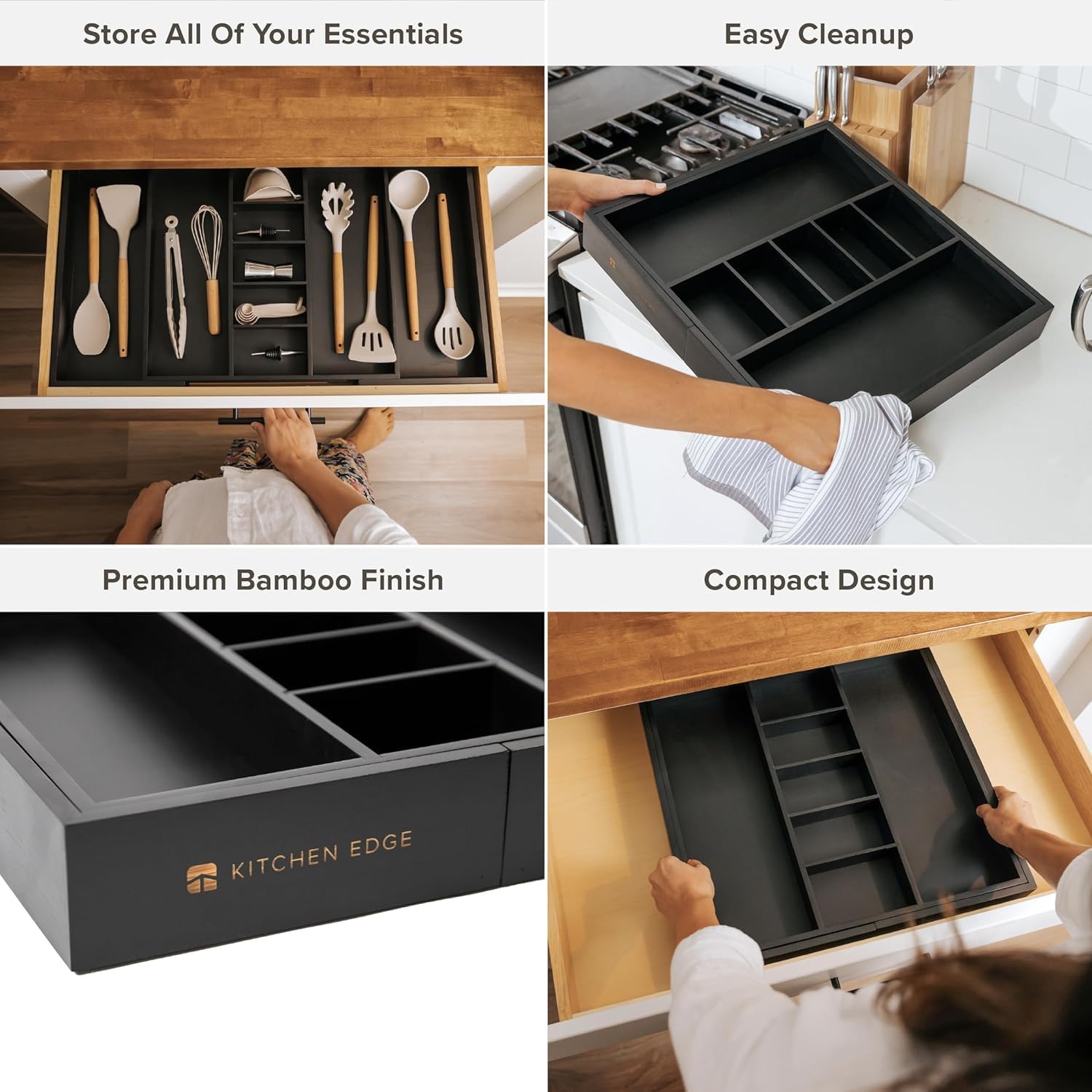 Utensil & Junk Drawer Organizer