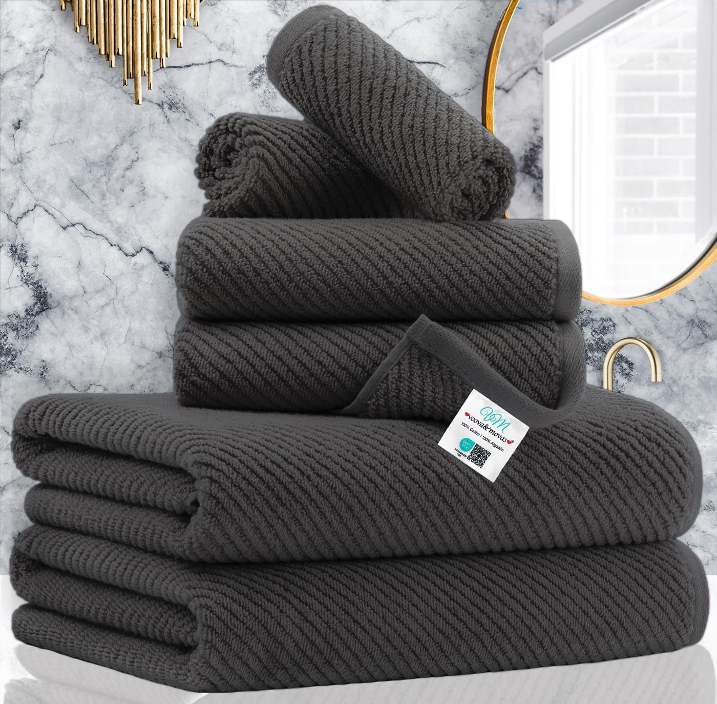 6PC Towel Set (6 Count)