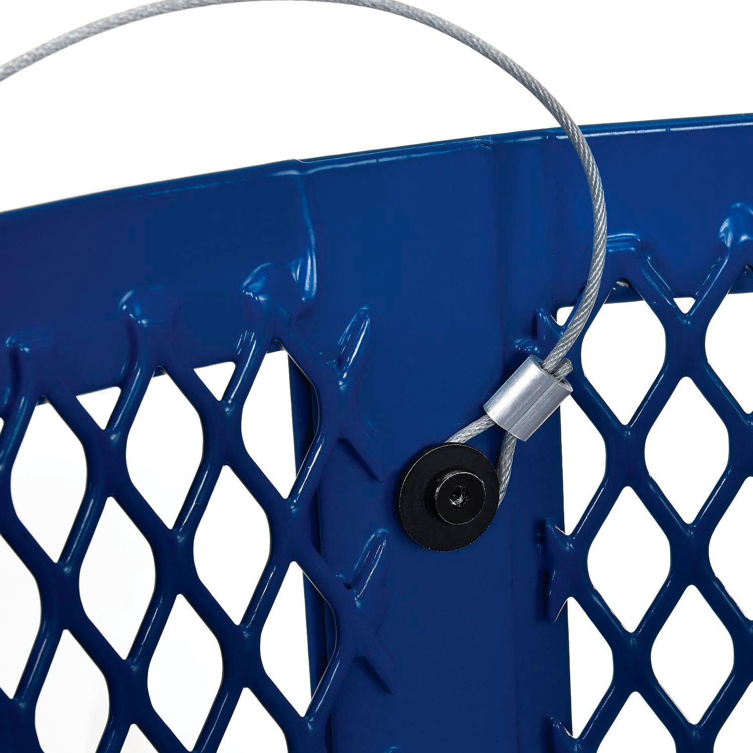 Outdoor Diamond Steel Trash Can