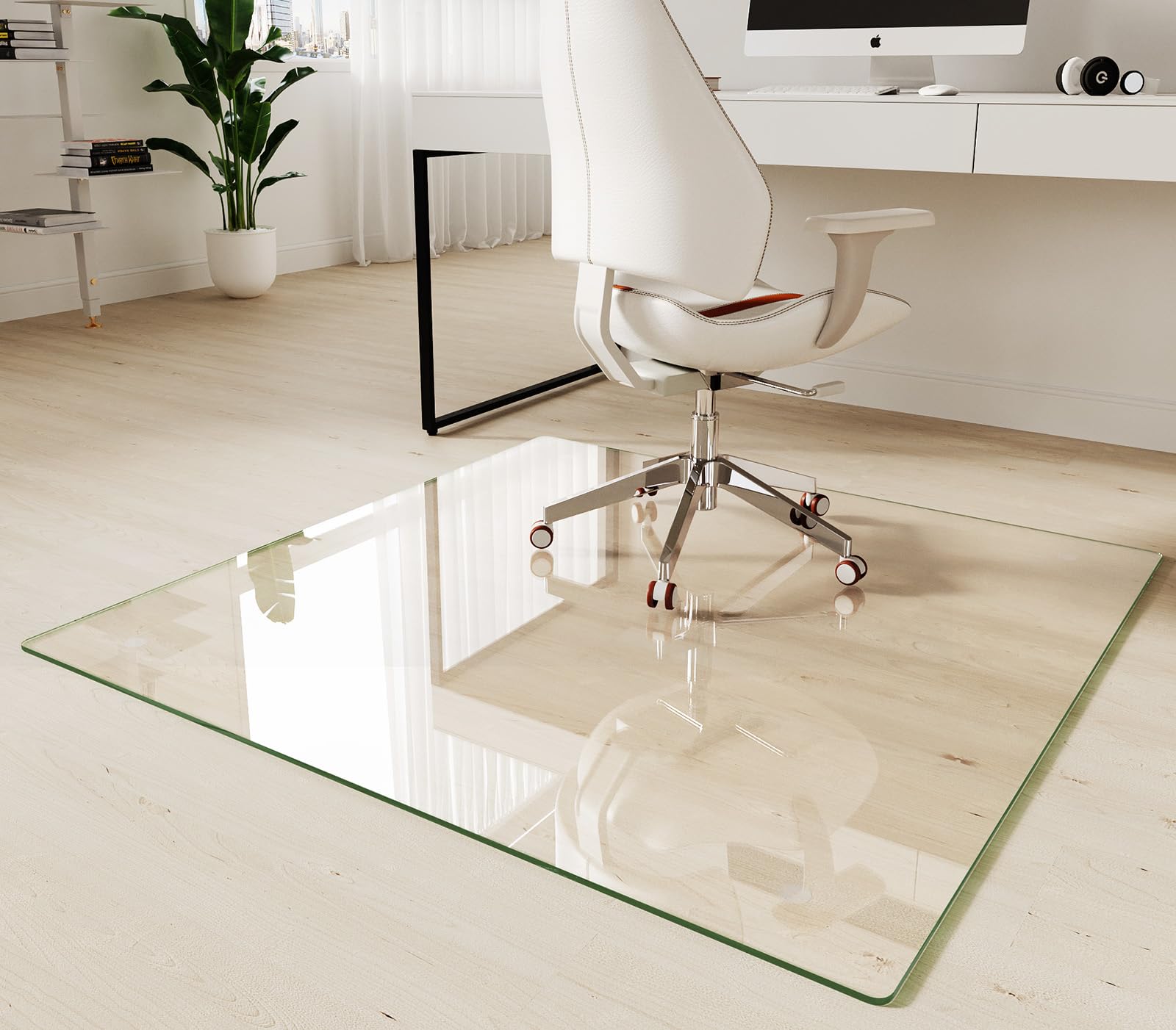 Tempered Glass Chair Mat 46"x46"