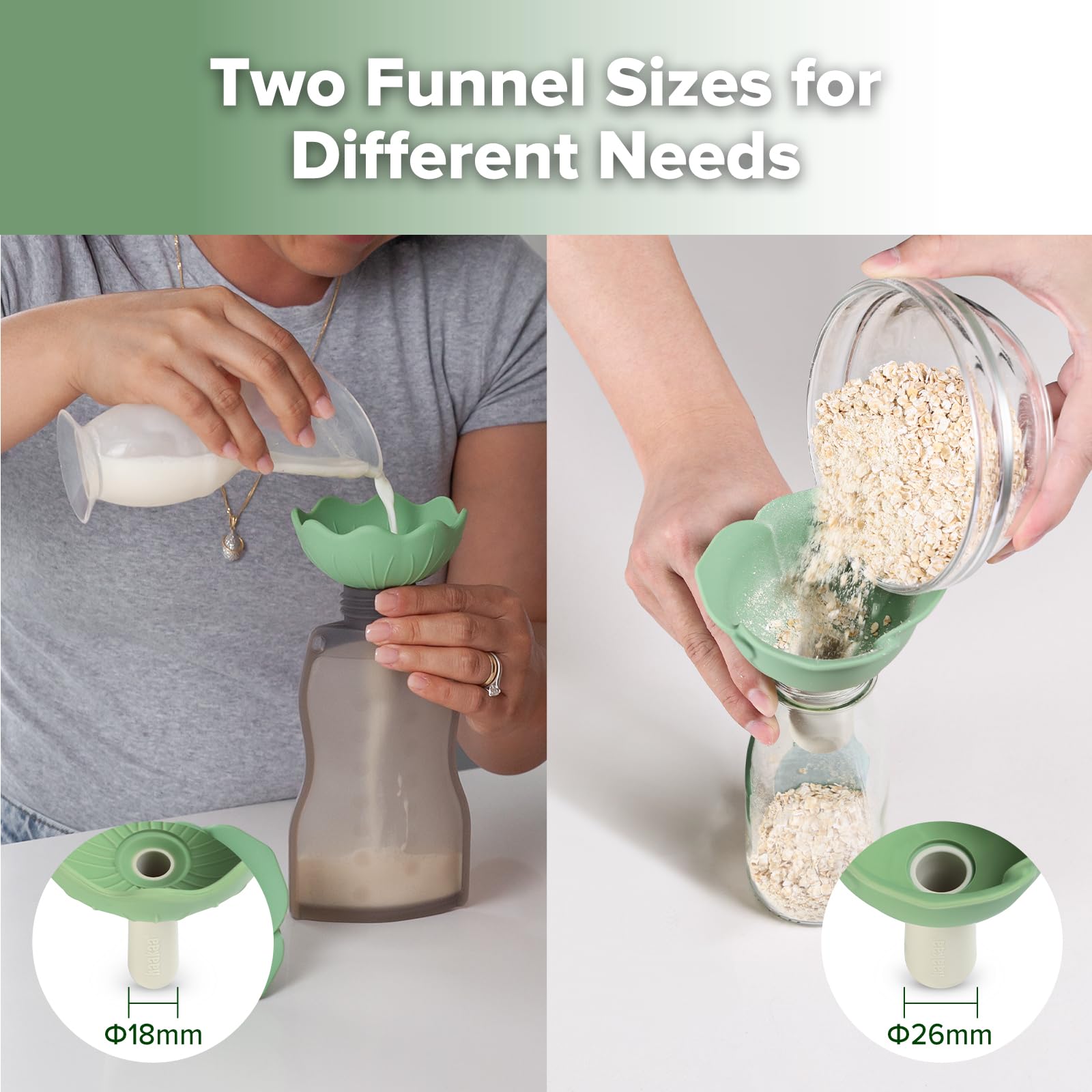Silicone Flower Funnel Set (2 Count)