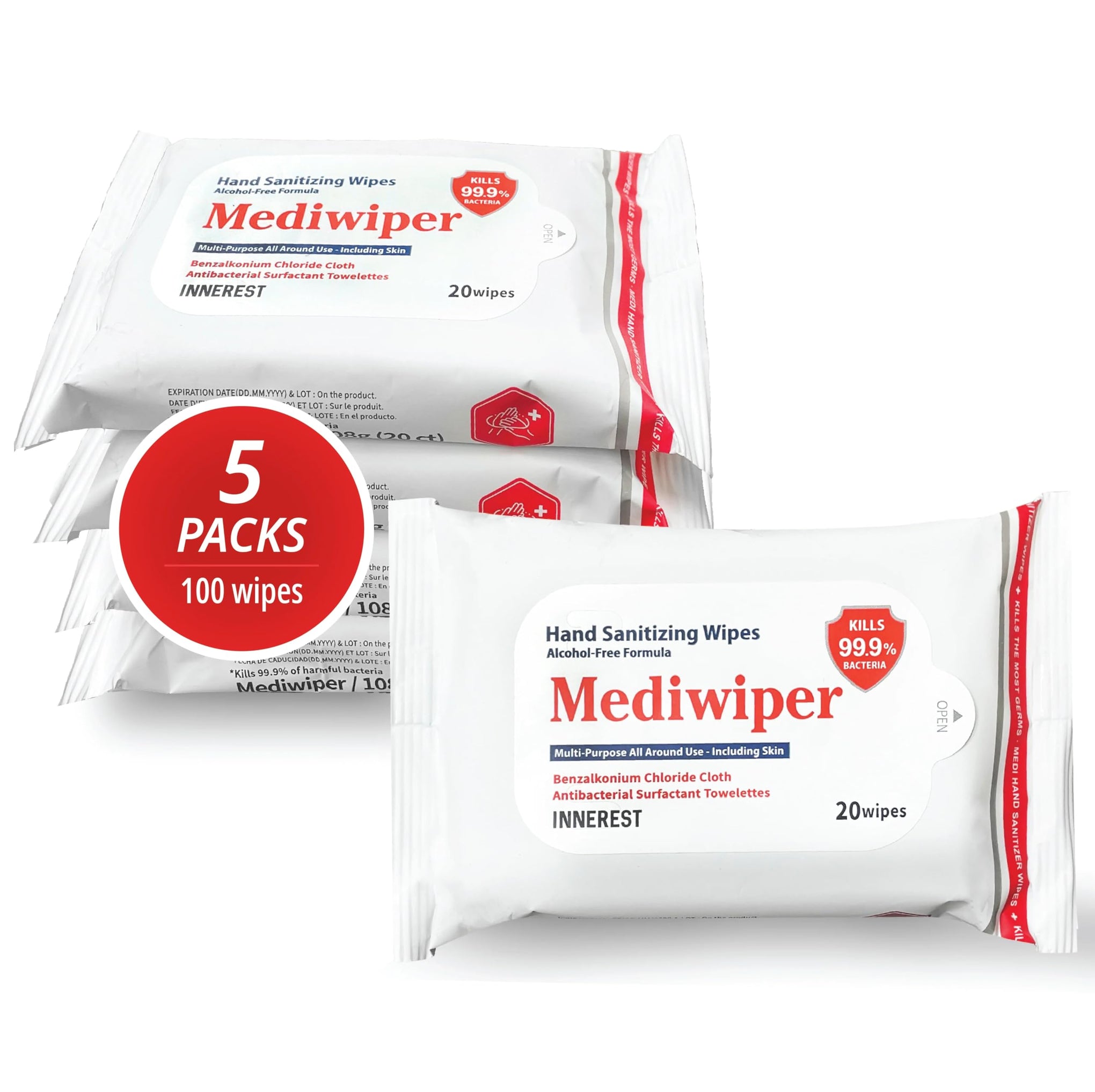 Mediwiper 20 Count Alcohol (100 Count)