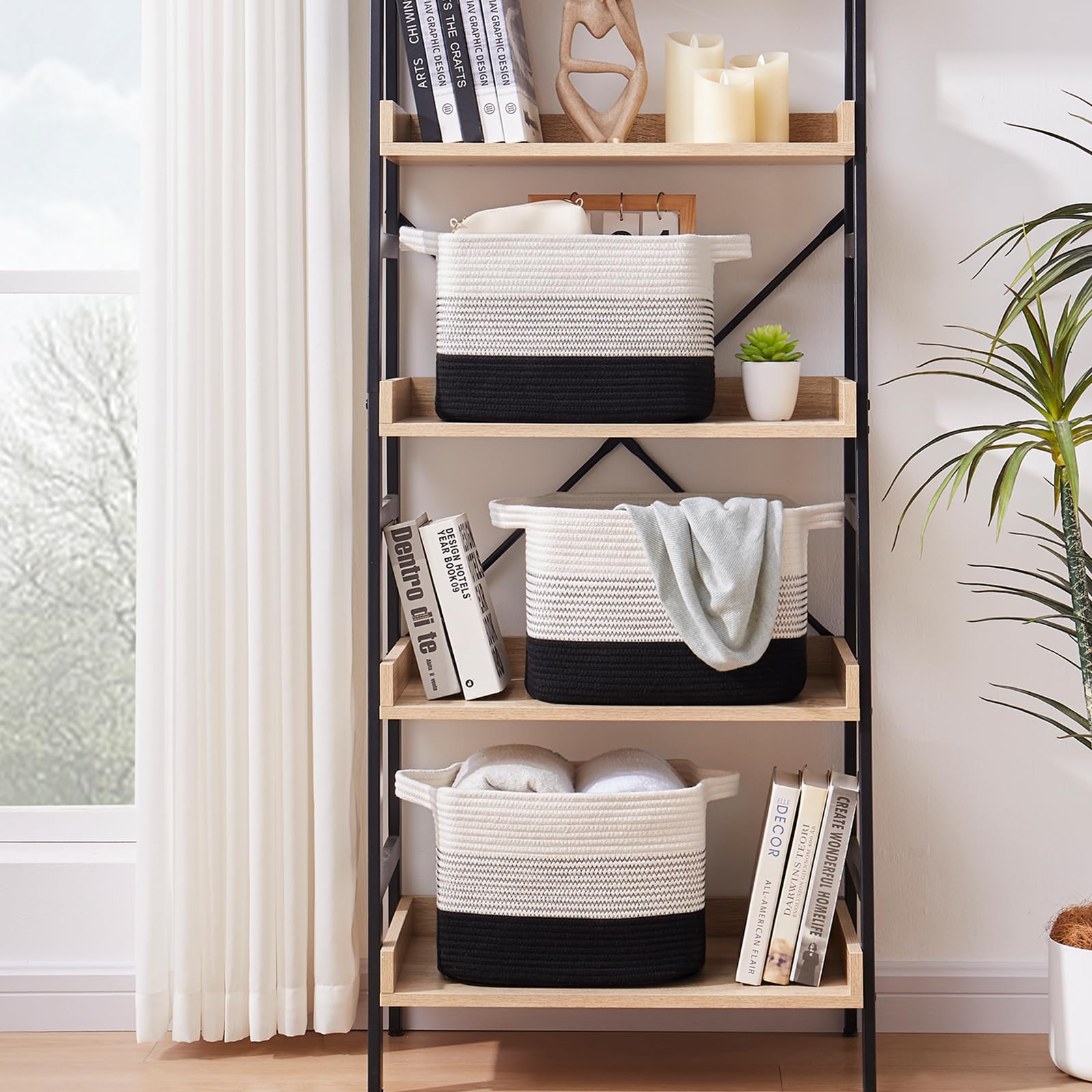 Storage Baskets for Organizing (3 Count)