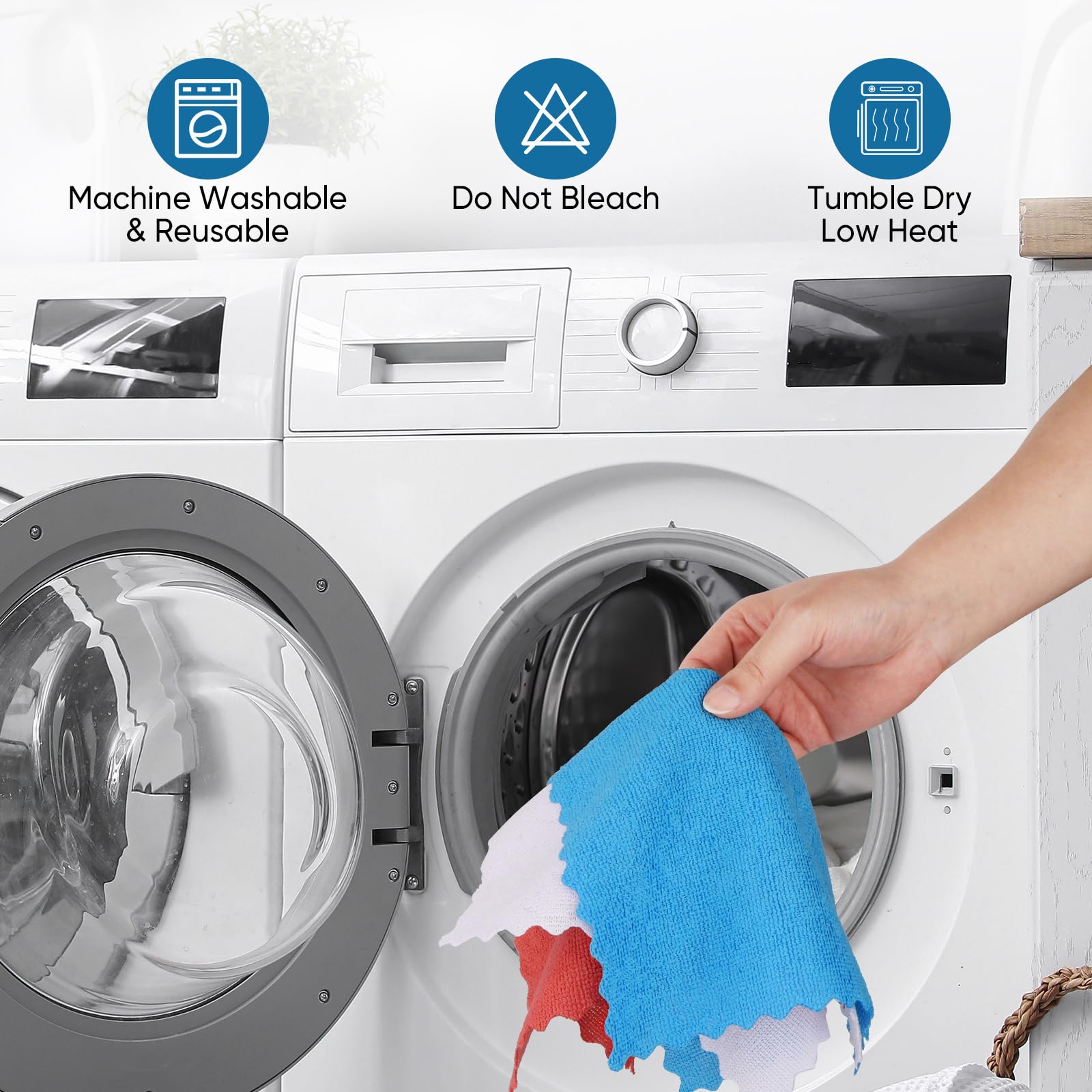 Microfiber Cleaning Cloths (75 Count)