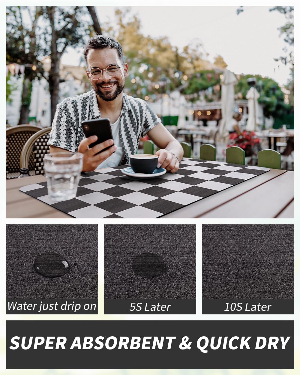 Dish Drying Mat for Kitchen Counter