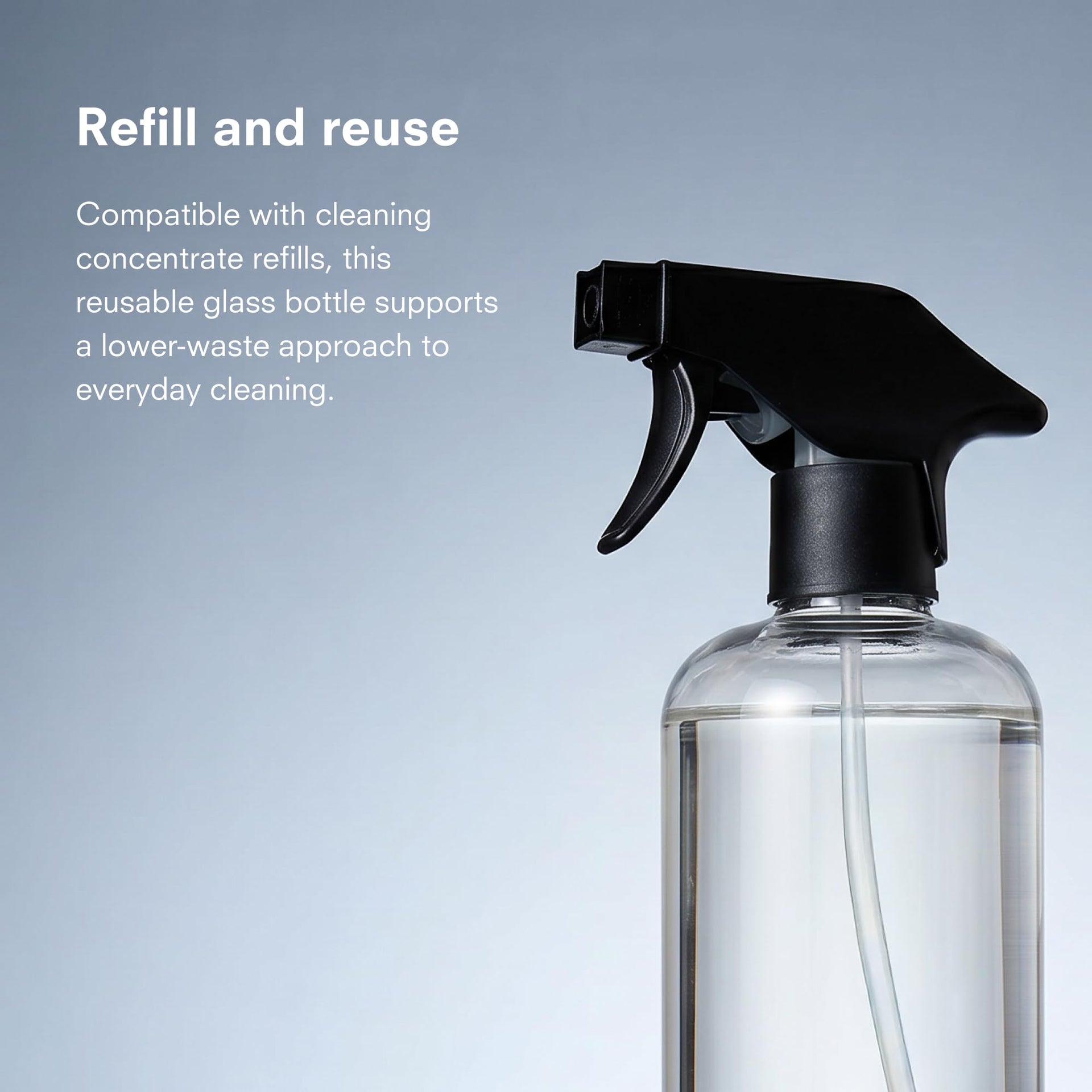 Empty Glass Spray Bottle for Multi