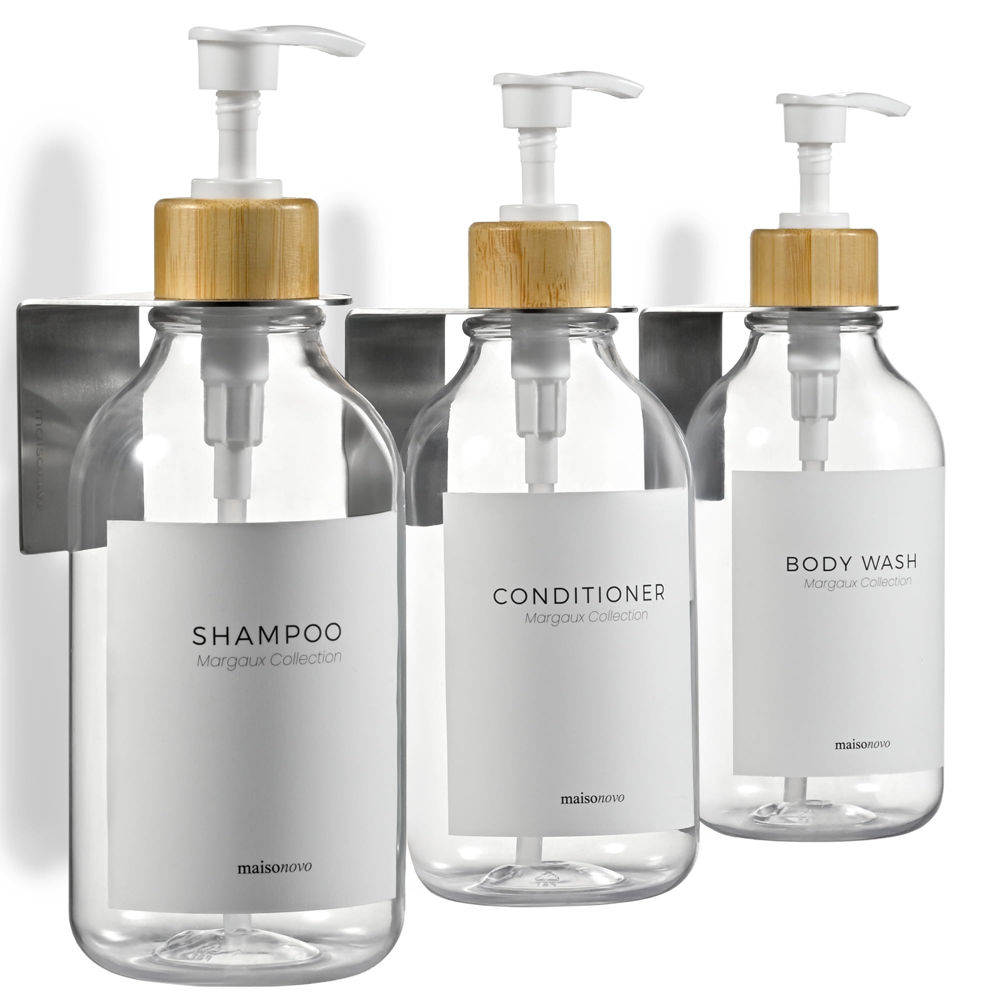 Shampoo and Conditioner Dispenser (3 Count)