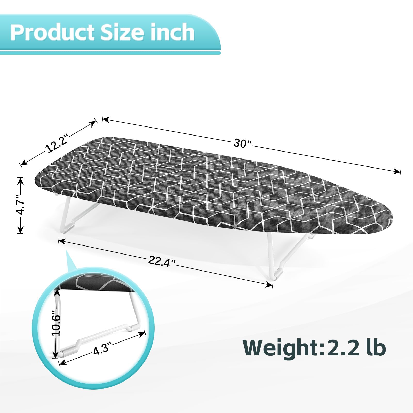 Small Ironing Board Tabletop