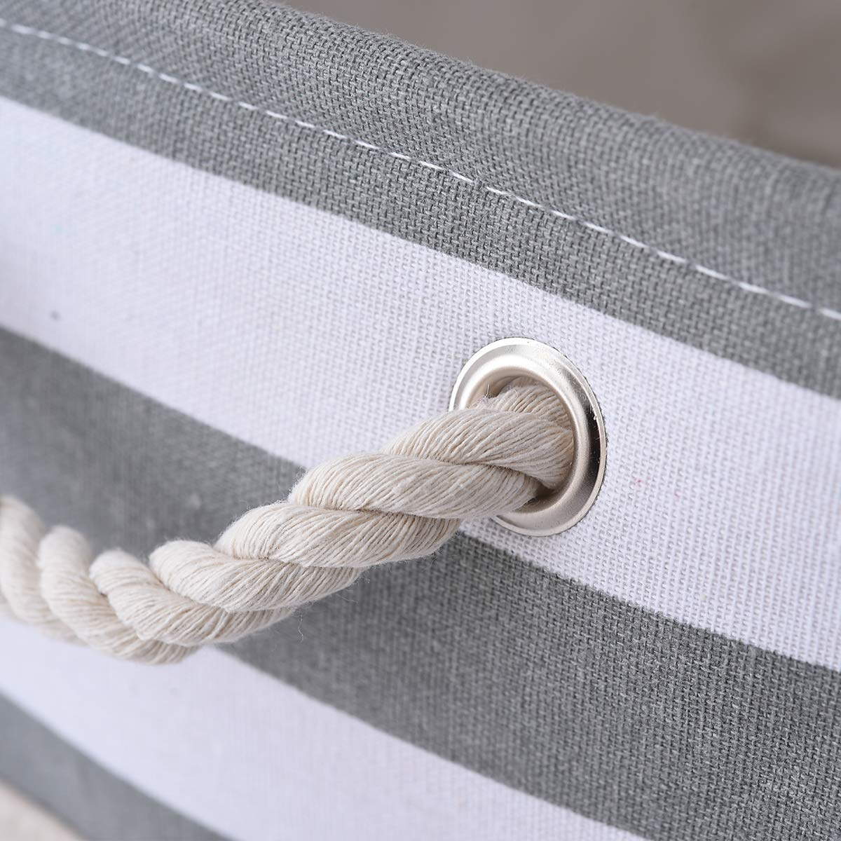 Storage Basket Fabric Basket with Handles Dog Toy Basket Cloth Storage Bin Shelf Basket Decorative Storage Basket Shoe Basket Gift Basket