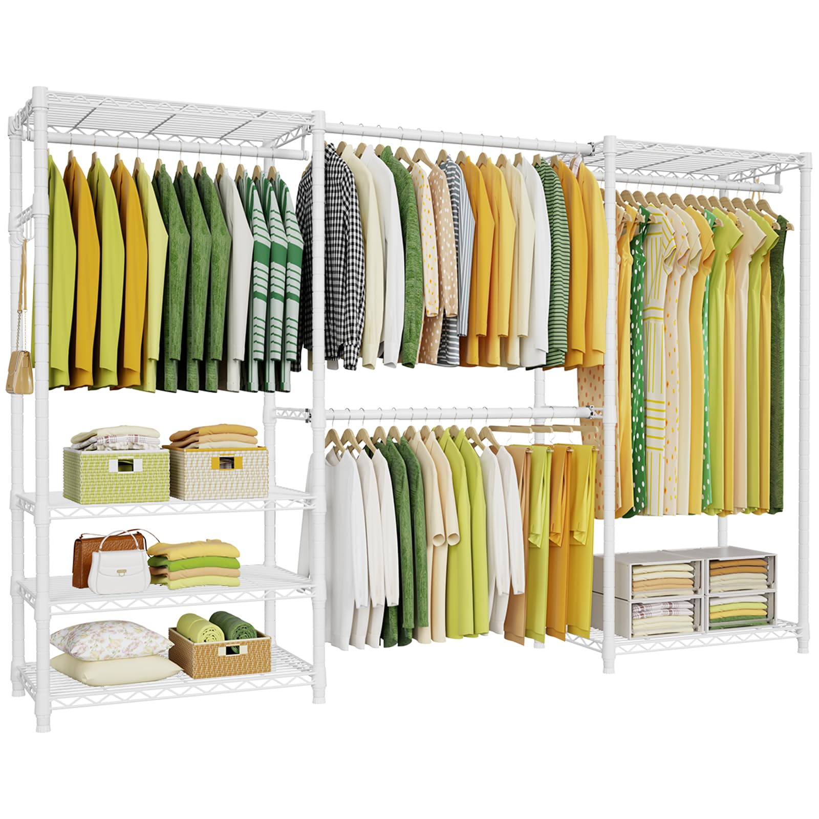 E1 Heavy Duty Closet Garment Rack
