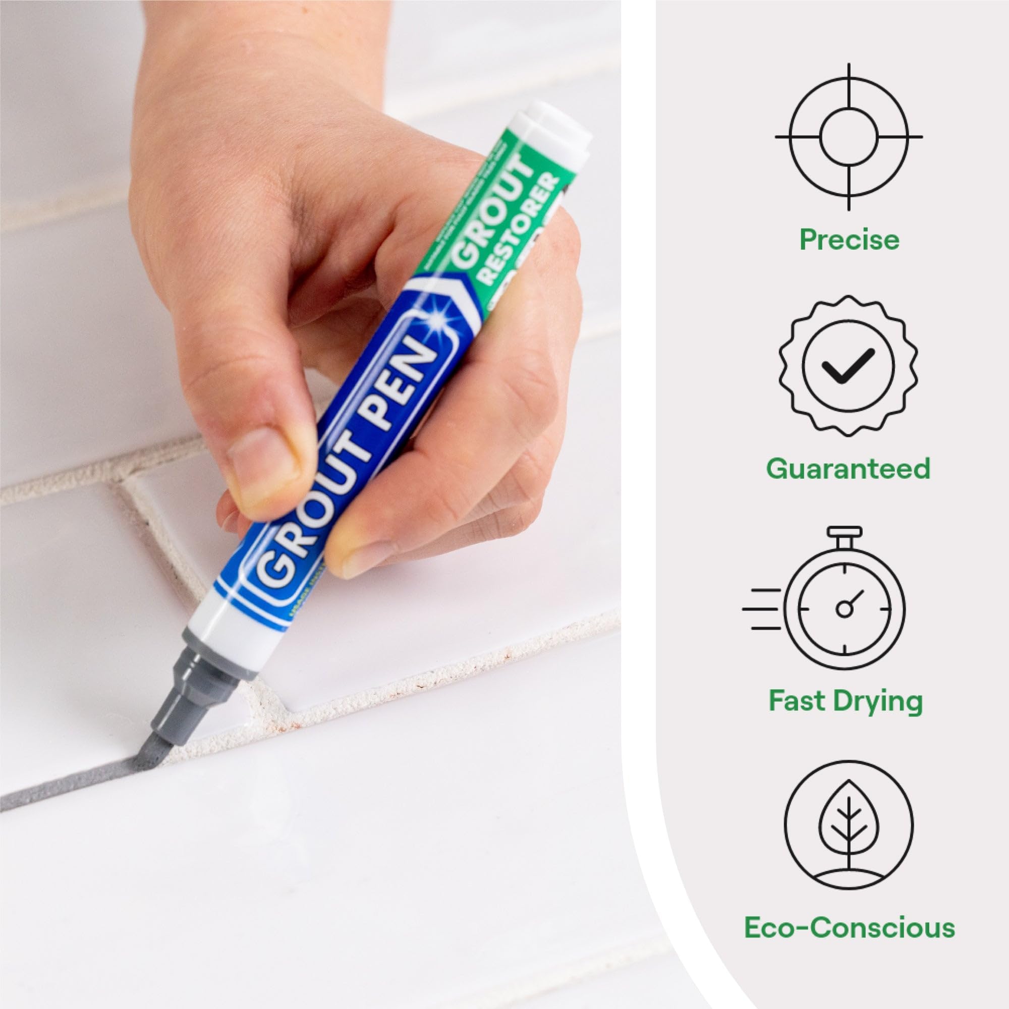 Grout Pen Grey Tile Grout Paint Marker (2 Count)