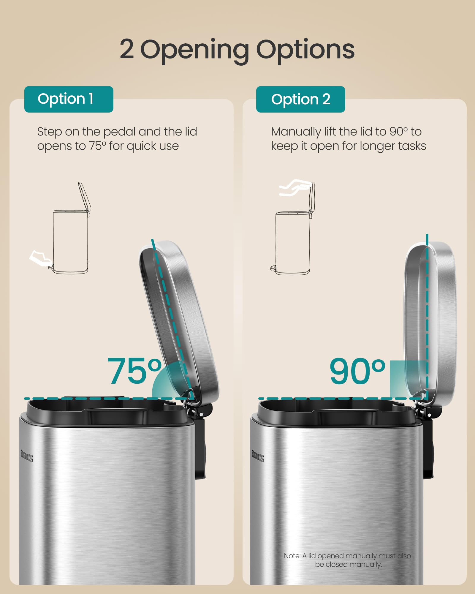 Stainless Steel Trash Can