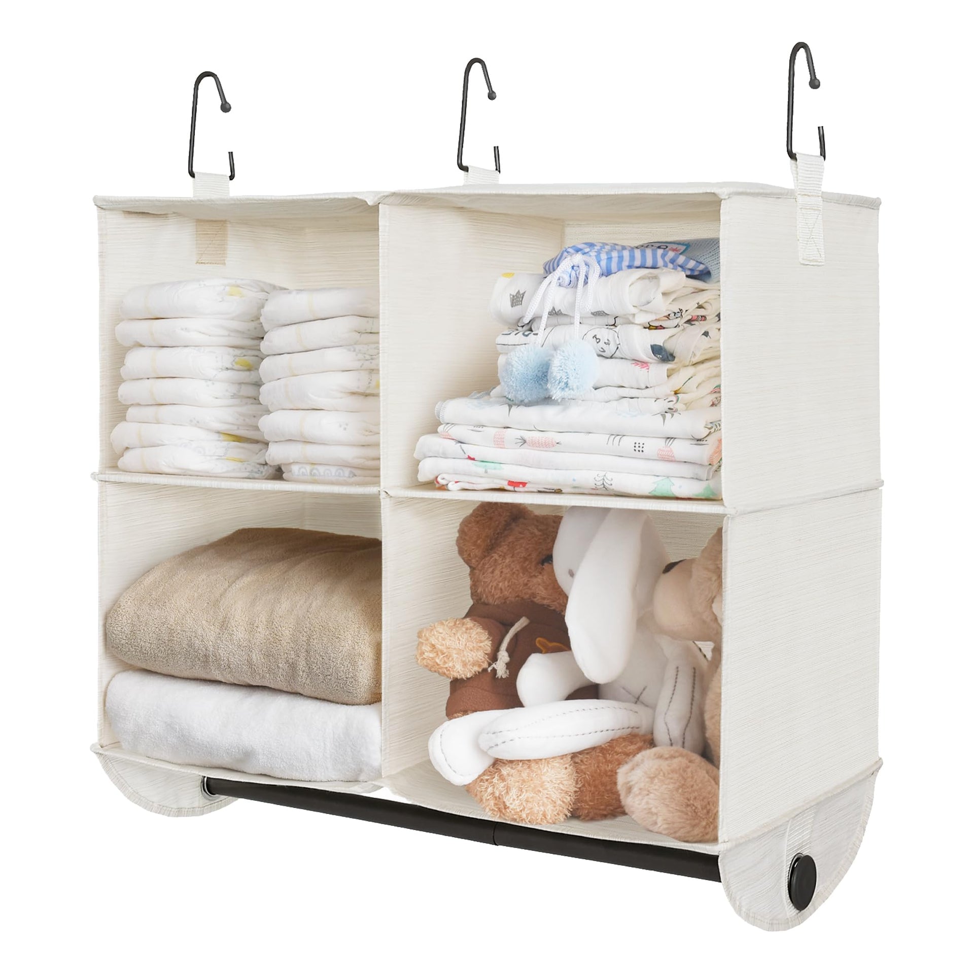 Hanging Closet Organizer with Rod