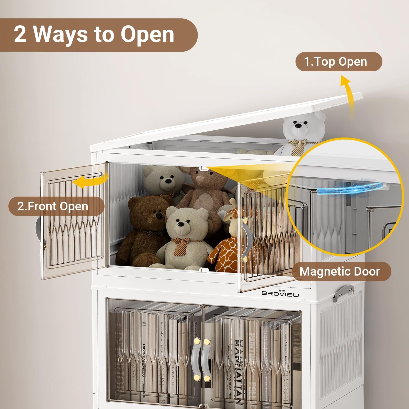 240Qt Stackable Storage Bins with Lid (3 Count)