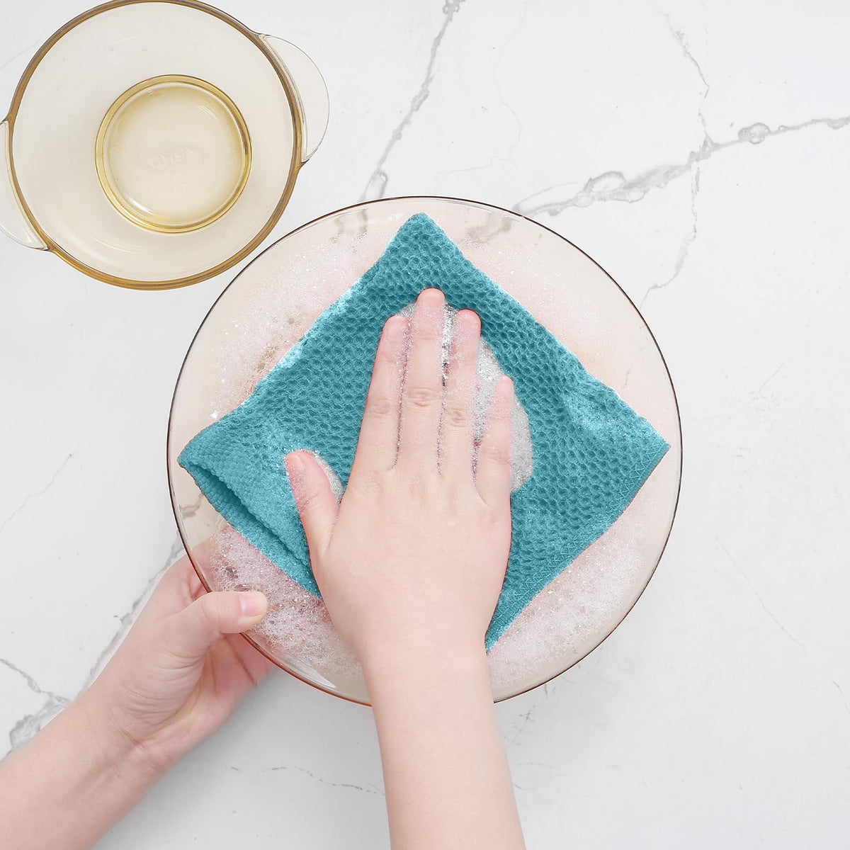 100% Cotton Waffle Weave Kitchen Dish Cloths 8 (8 Count)