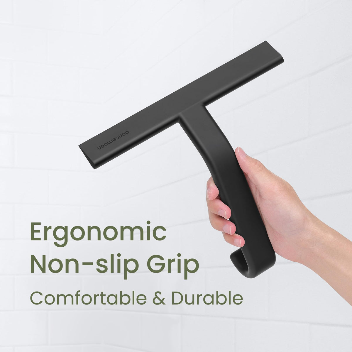 JustHang Shower Squeegee with Built