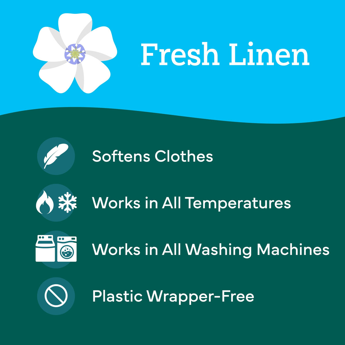 In Wash Fabric Softener Sheets (32 Count)