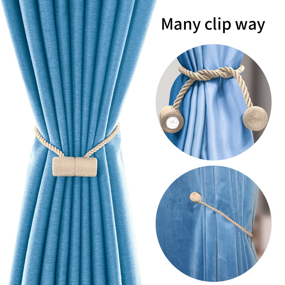 18 Inch Strong Magnetic Curtain Tiebacks (2 Count)